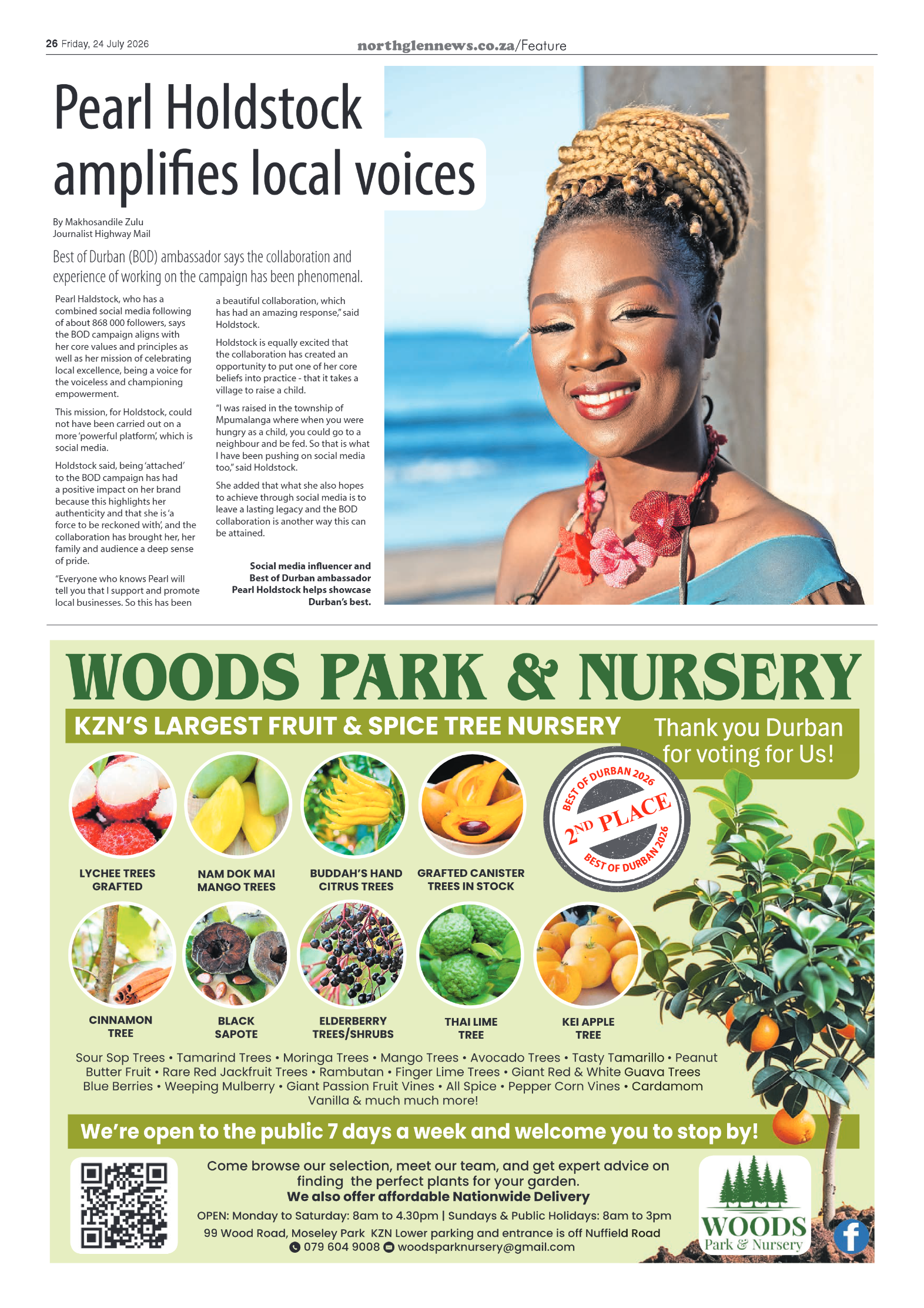 Northglen News 24 July 2026 page 26