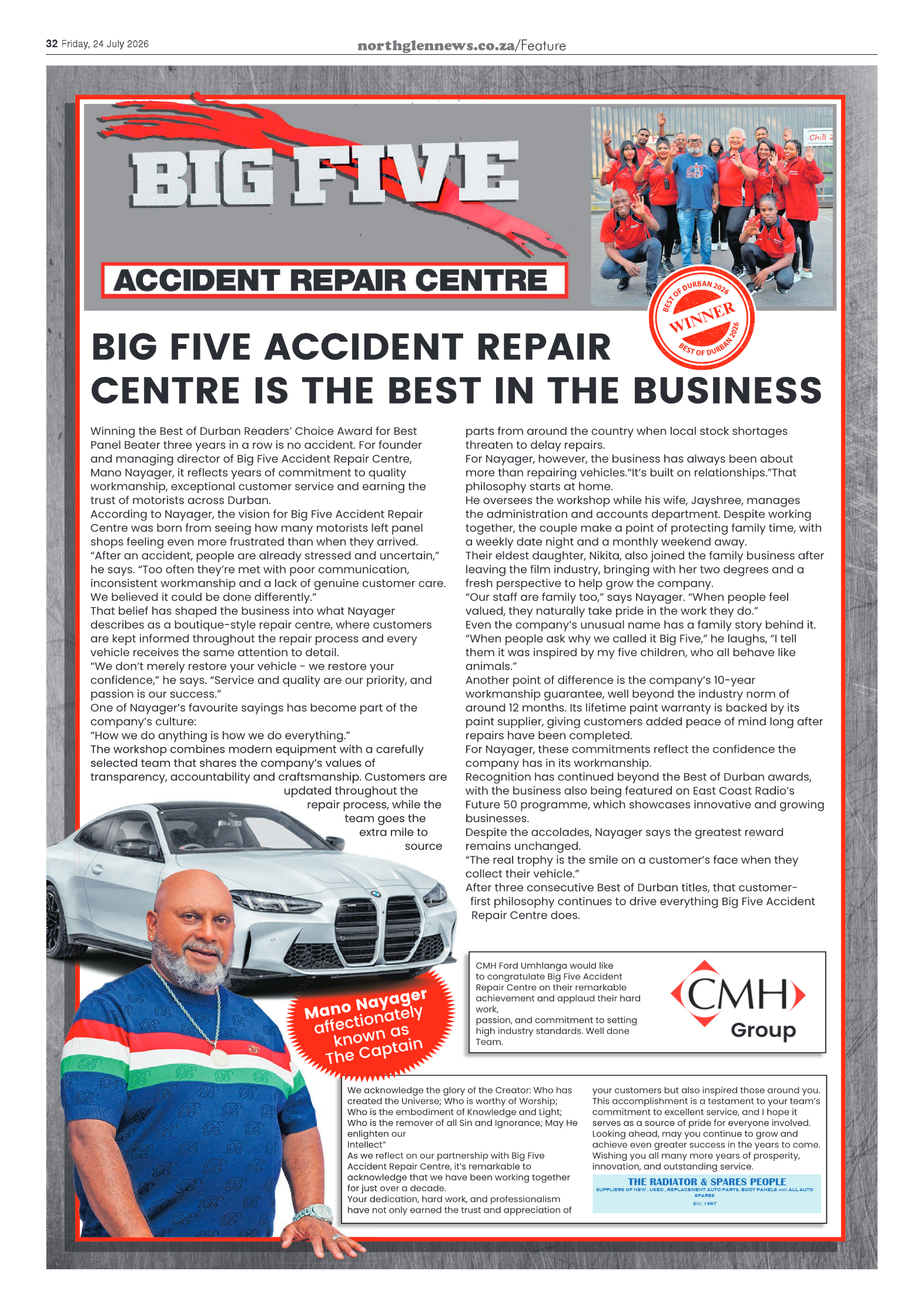 Northglen News 24 July 2026 page 32