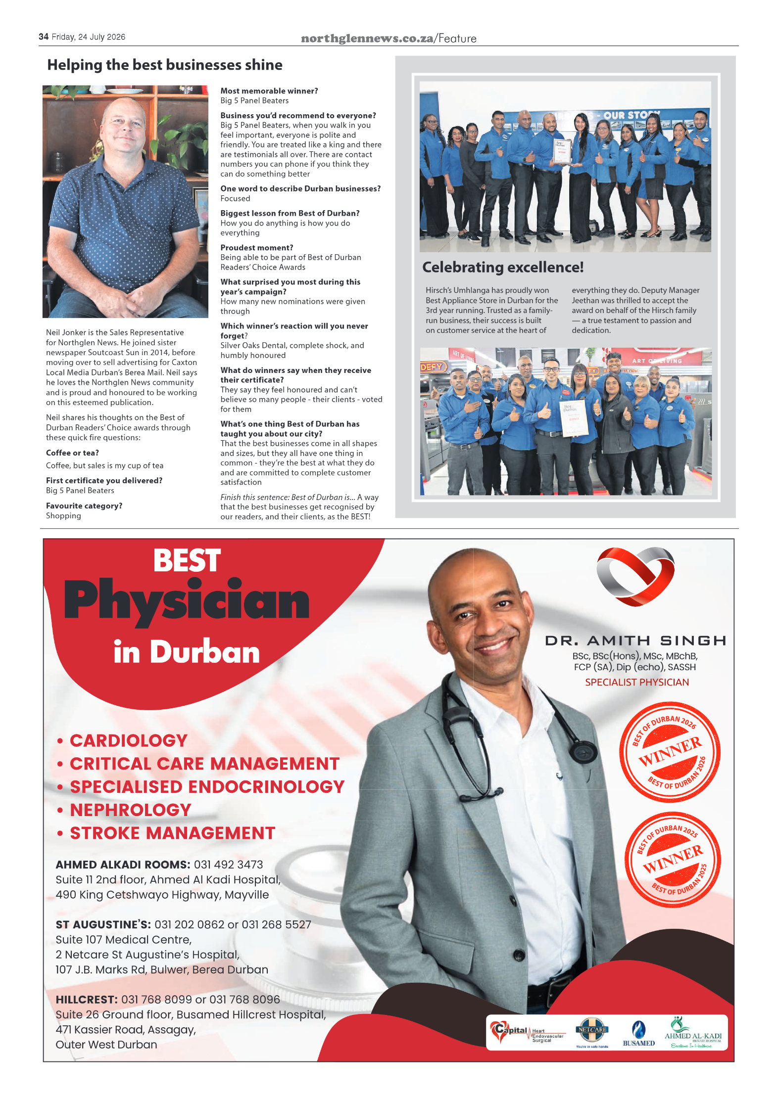 Northglen News 24 July 2026 page 34
