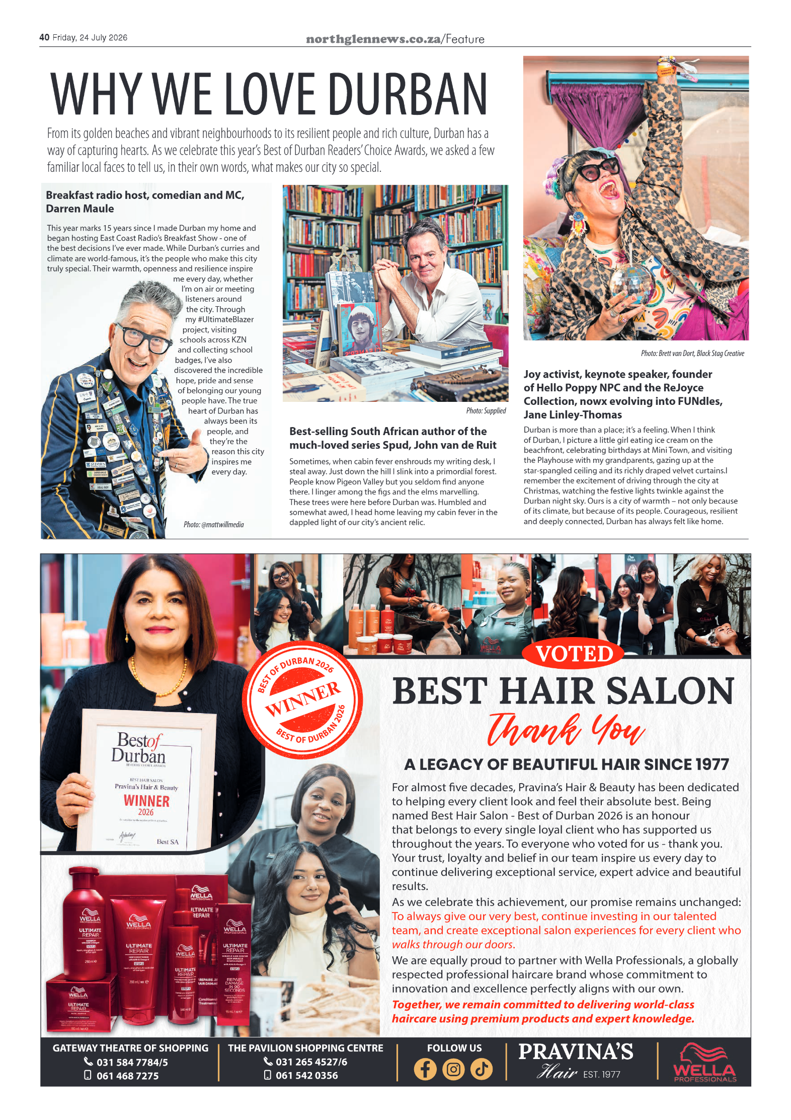 Northglen News 24 July 2026 page 40