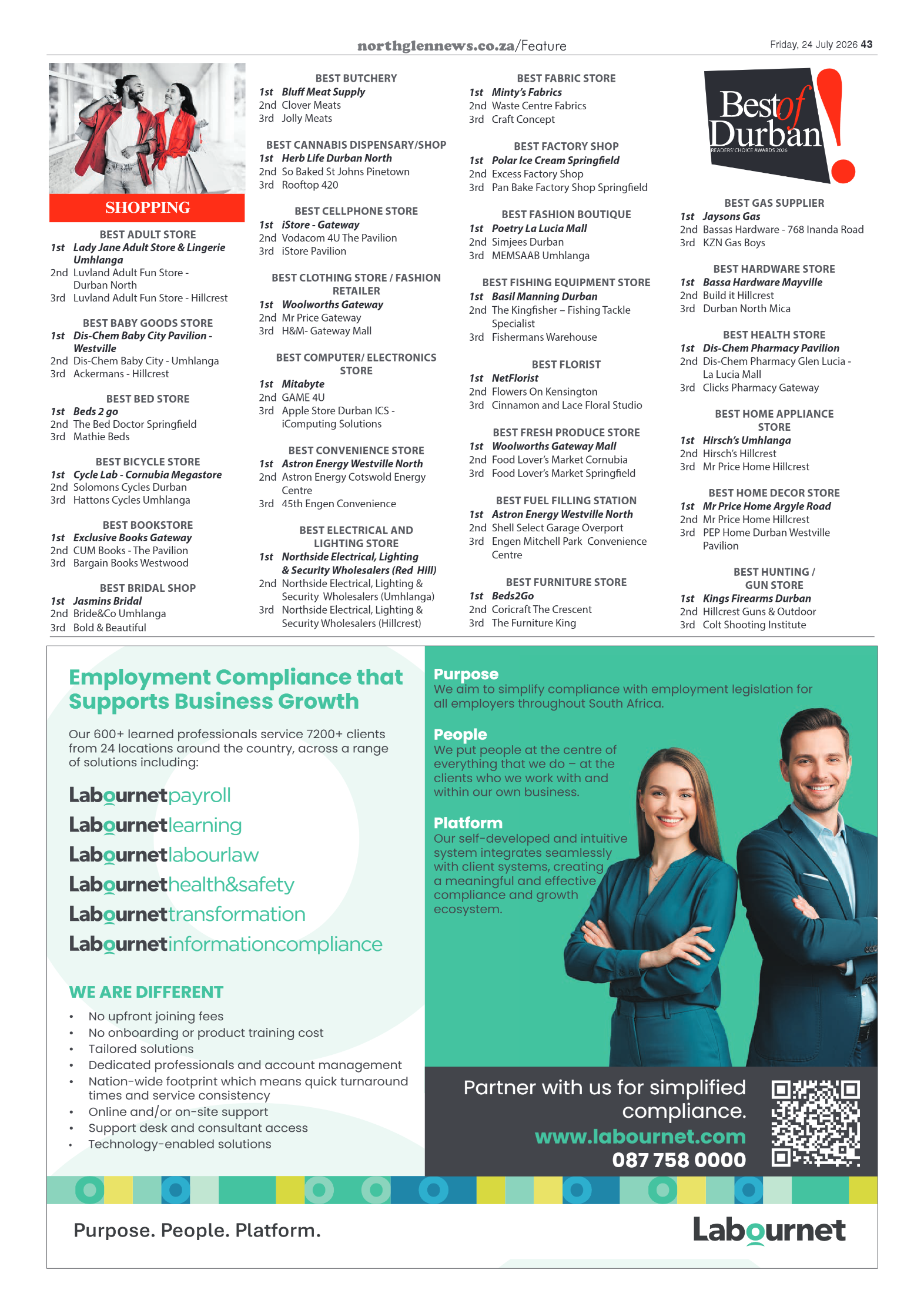 Northglen News 24 July 2026 page 43
