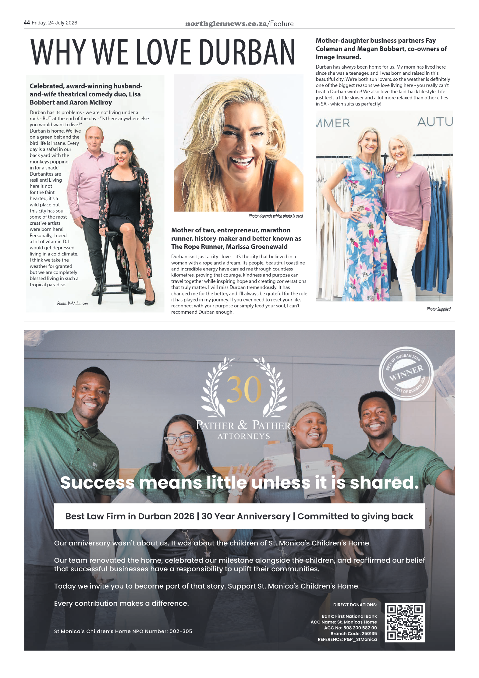 Northglen News 24 July 2026 page 44