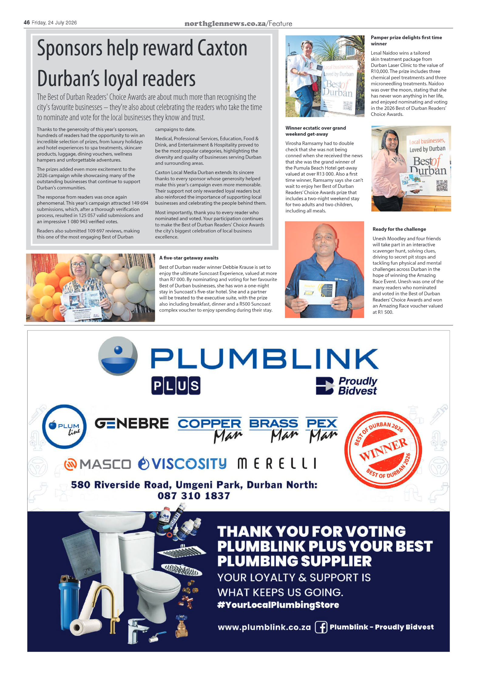 Northglen News 24 July 2026 page 46