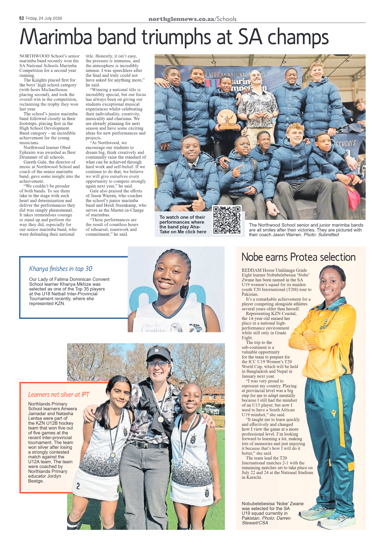 Northglen News 24 July 2026 page 52