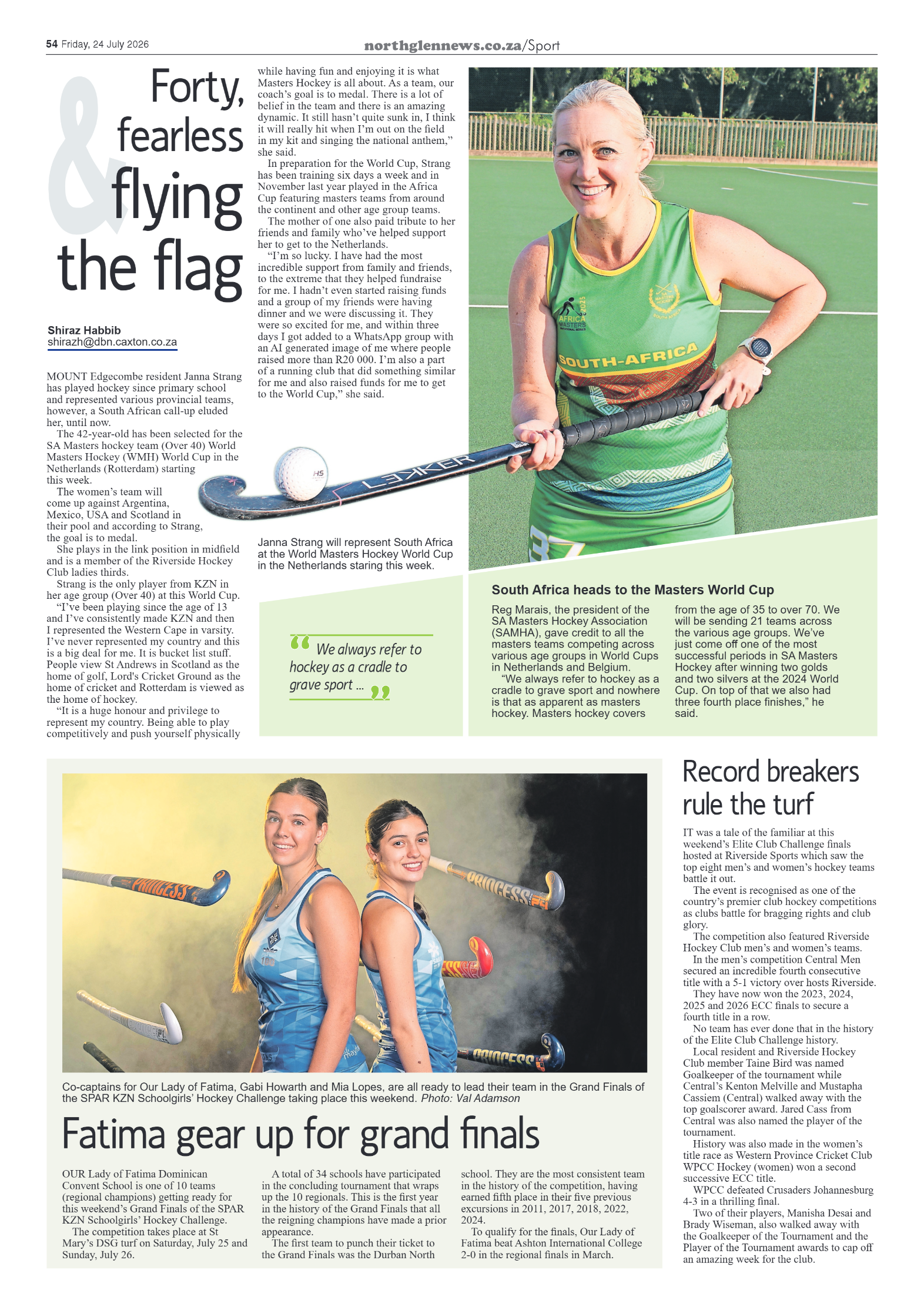 Northglen News 24 July 2026 page 54