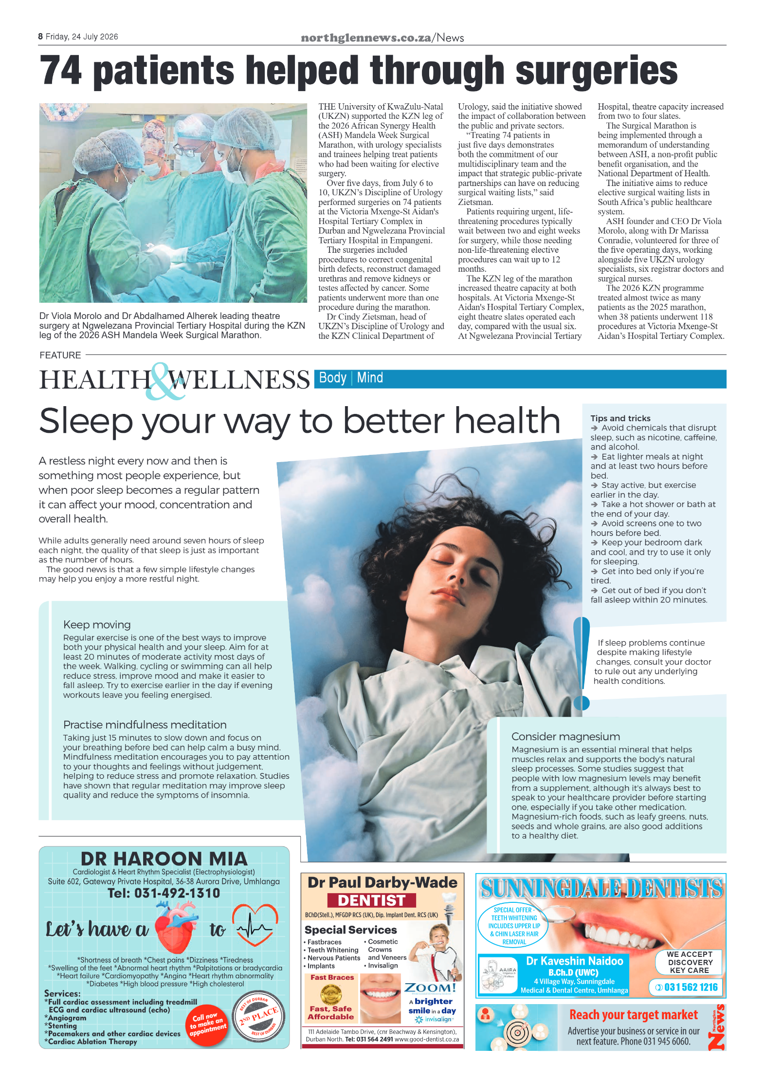 Northglen News 24 July 2026 page 8