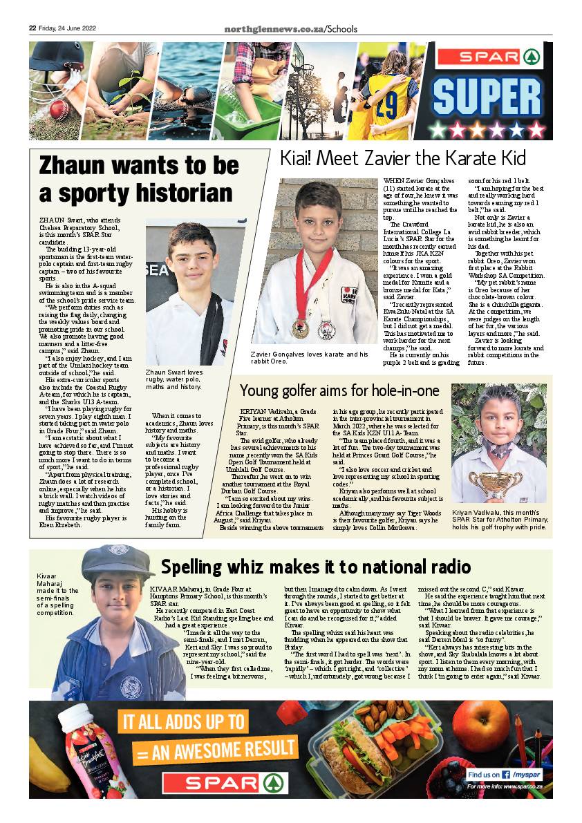 Northglen News 24 June 2022 page 22