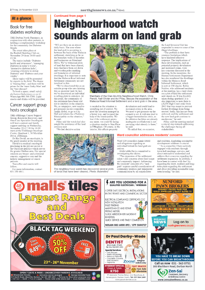 Northglen News 24 November 2023 page 2