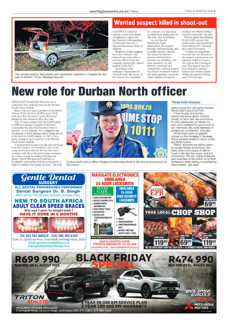 Northglen News 24 November 2023 page 3