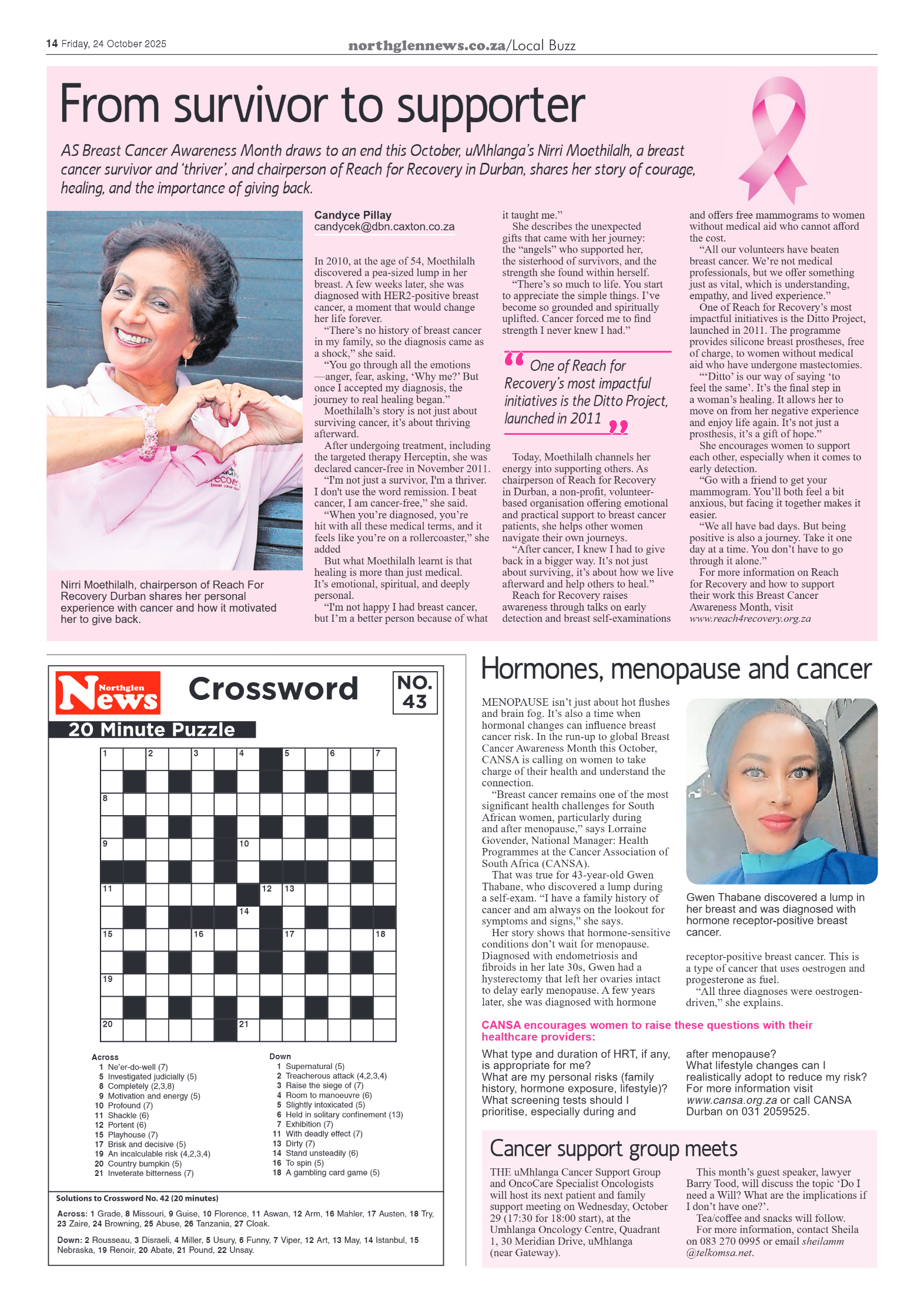 Northglen News 24 October 2025 page 14
