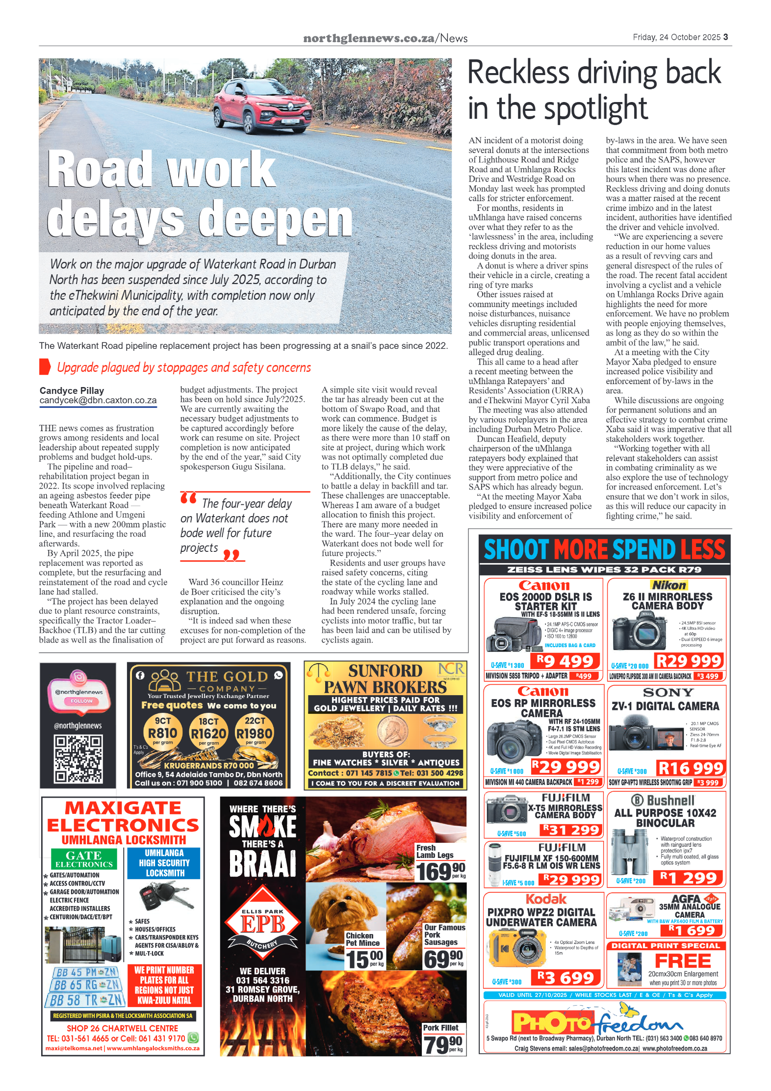 Northglen News 24 October 2025 page 3