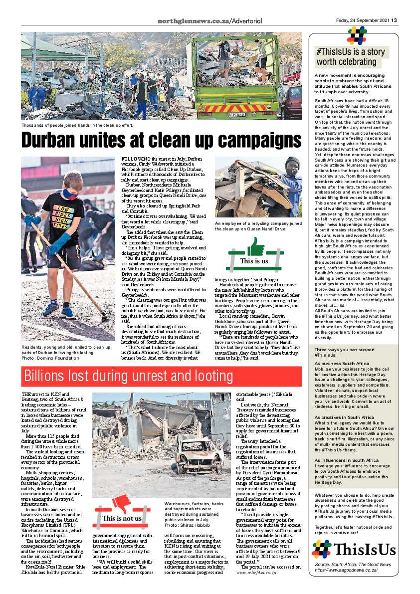 Northglen News 24 September 2021 page 13