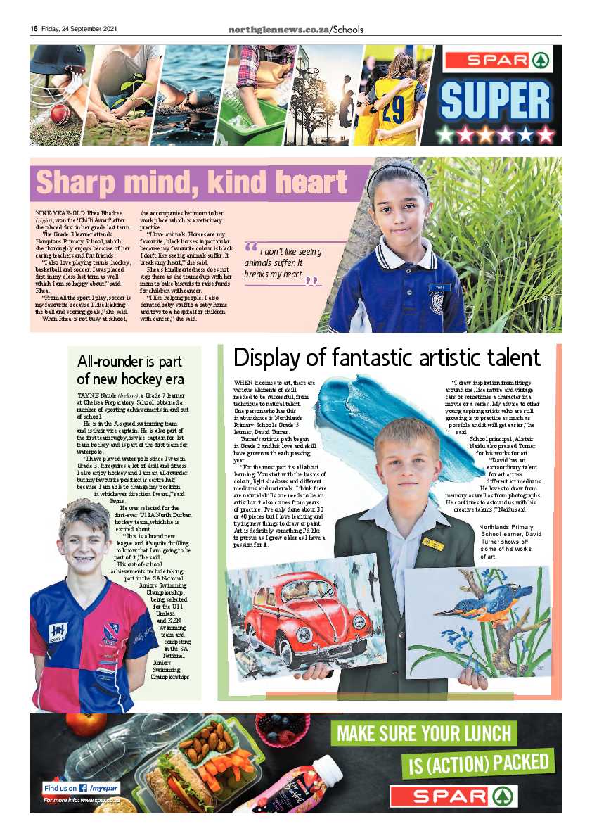 Northglen News 24 September 2021 page 16