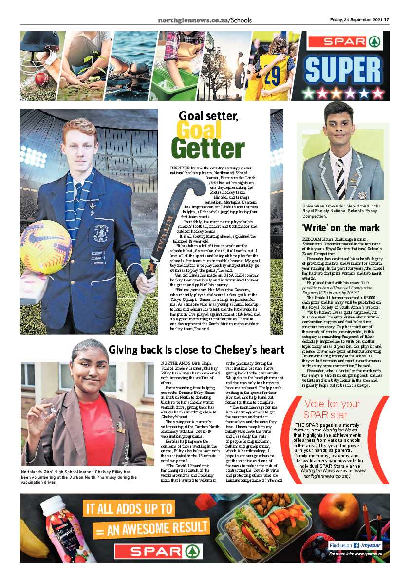 Northglen News 24 September 2021 page 17