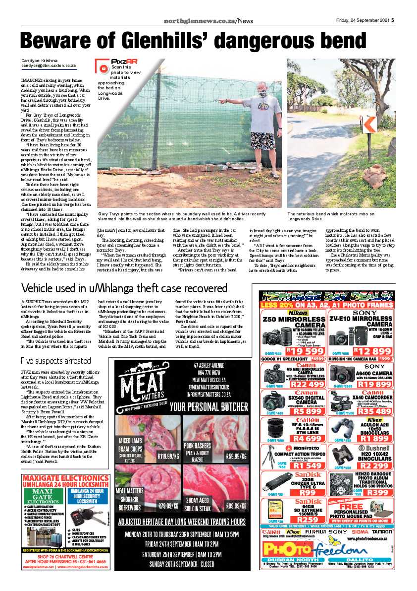 Northglen News 24 September 2021 page 5