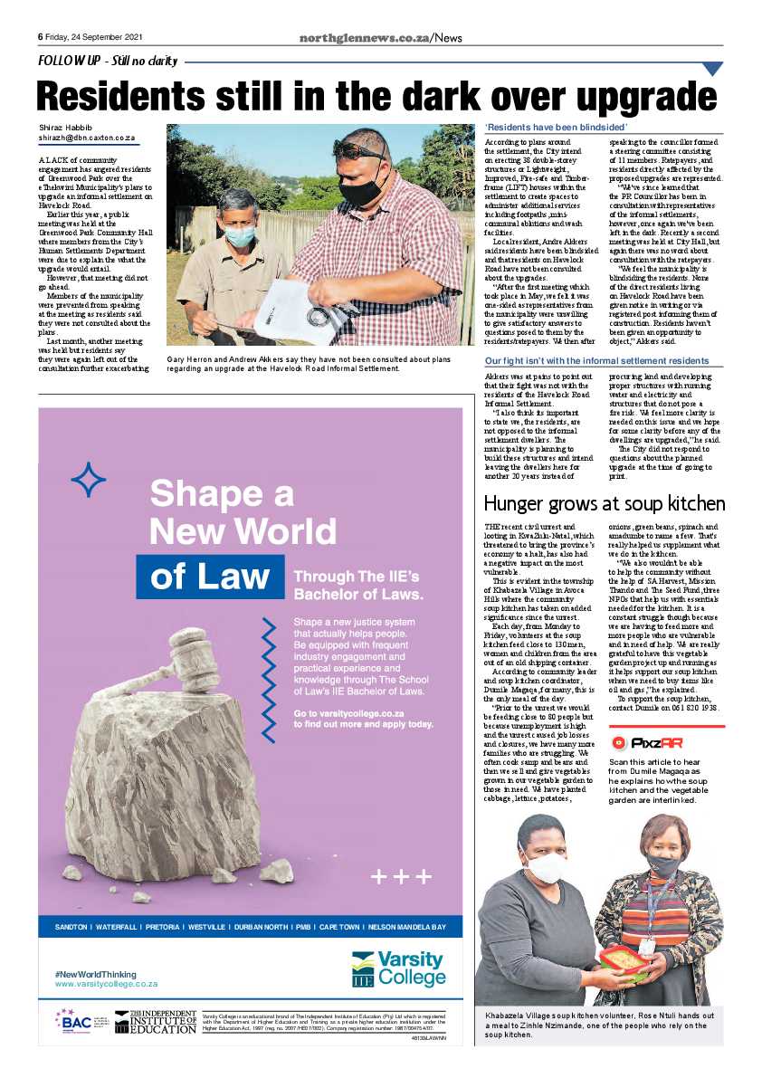 Northglen News 24 September 2021 page 6