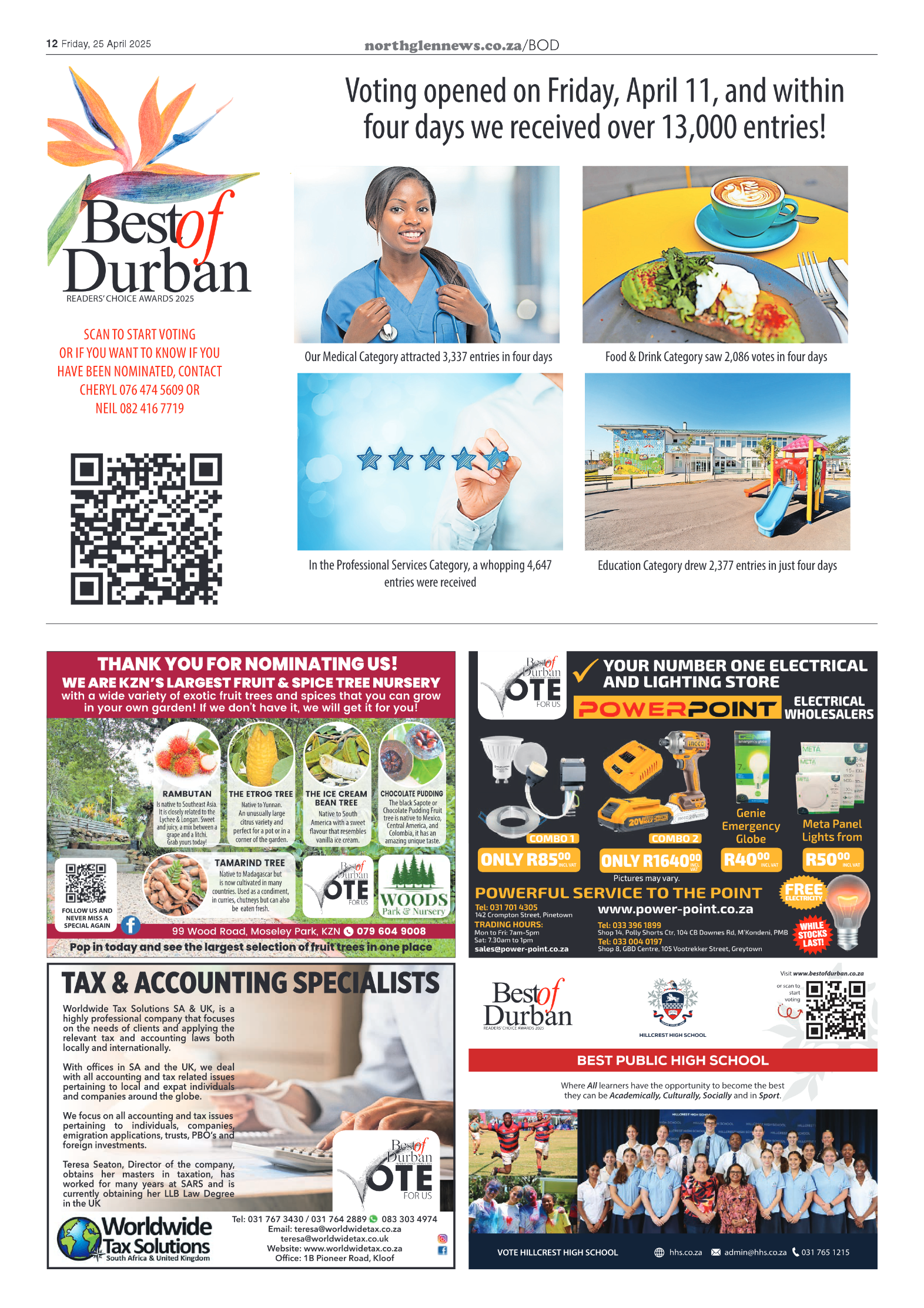 Northglen News 25 April 2025 page 12
