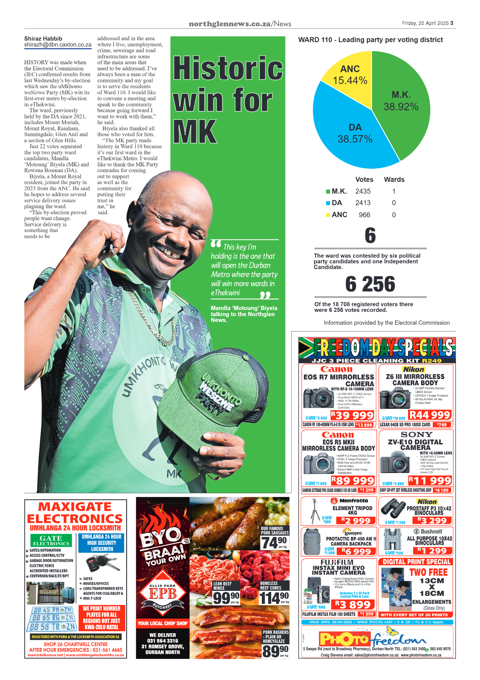 Northglen News 25 April 2025 page 3
