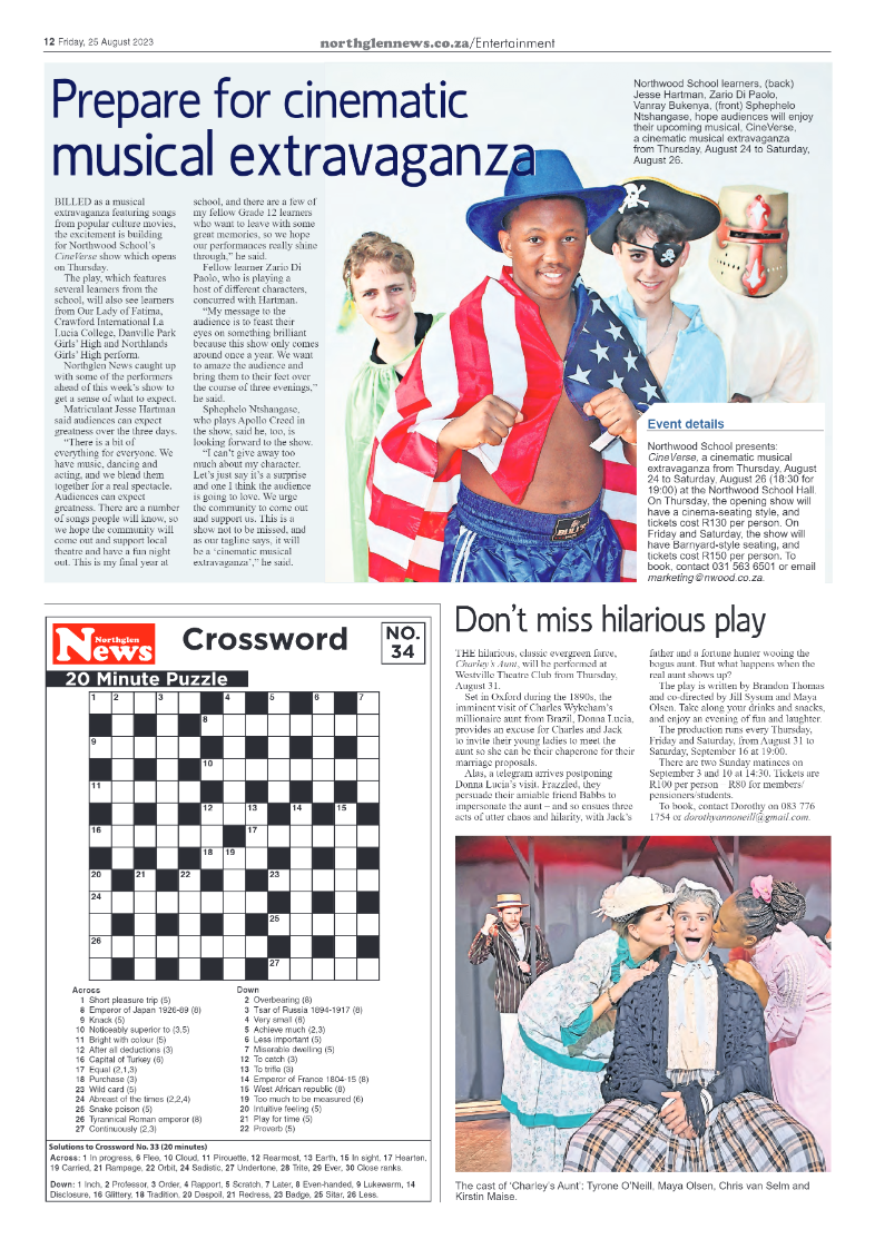 Northglen News 25 August 2023 page 12