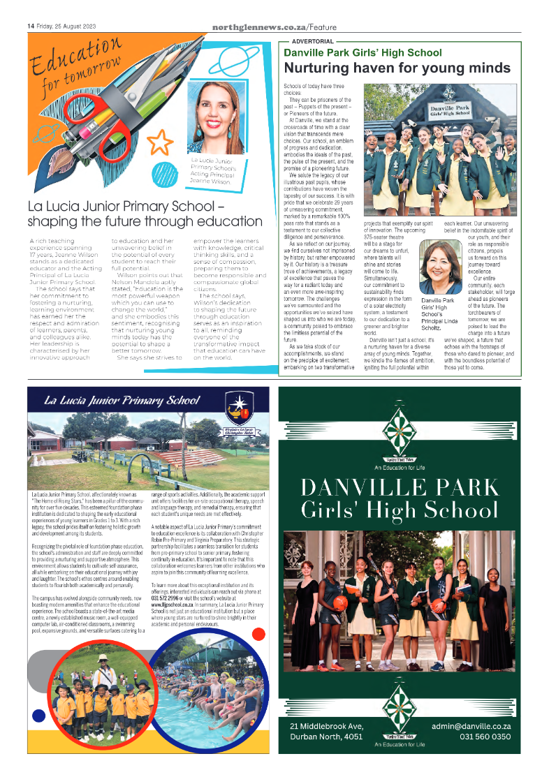Northglen News 25 August 2023 page 14