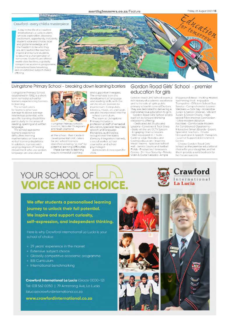 Northglen News 25 August 2023 page 15