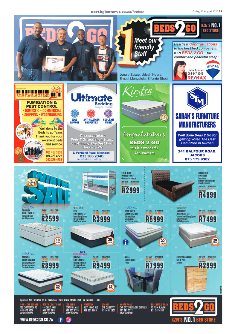 Northglen News 25 August 2023 page 19