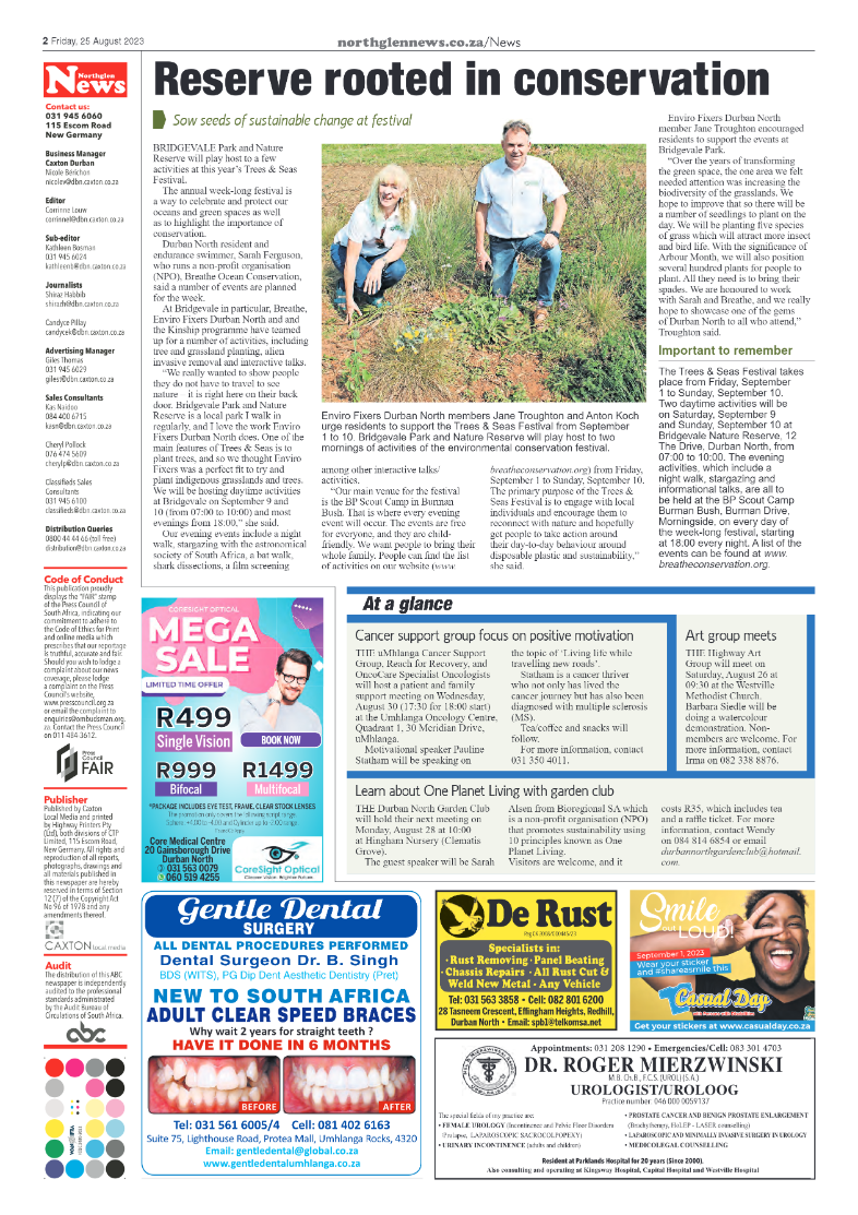 Northglen News 25 August 2023 page 2