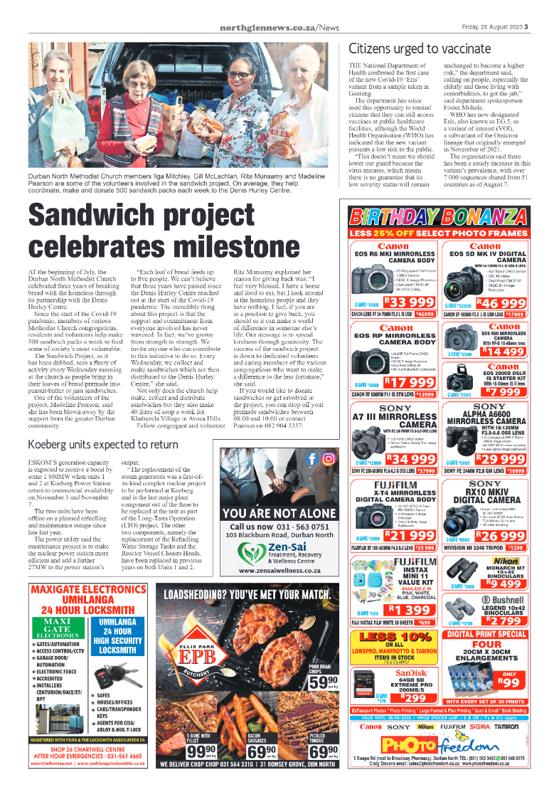 Northglen News 25 August 2023 page 3