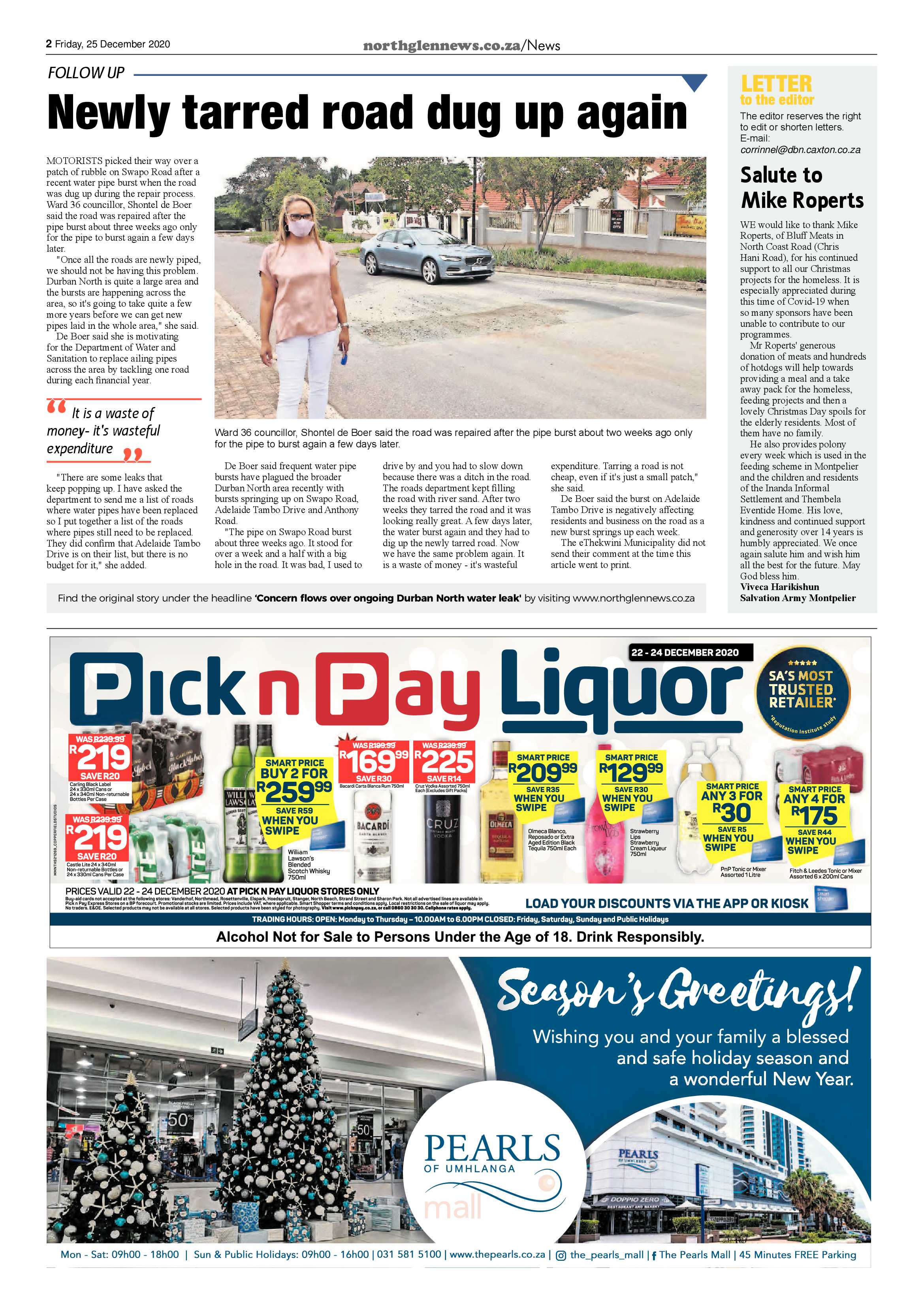 Northglen News 25 December 2020 page 2