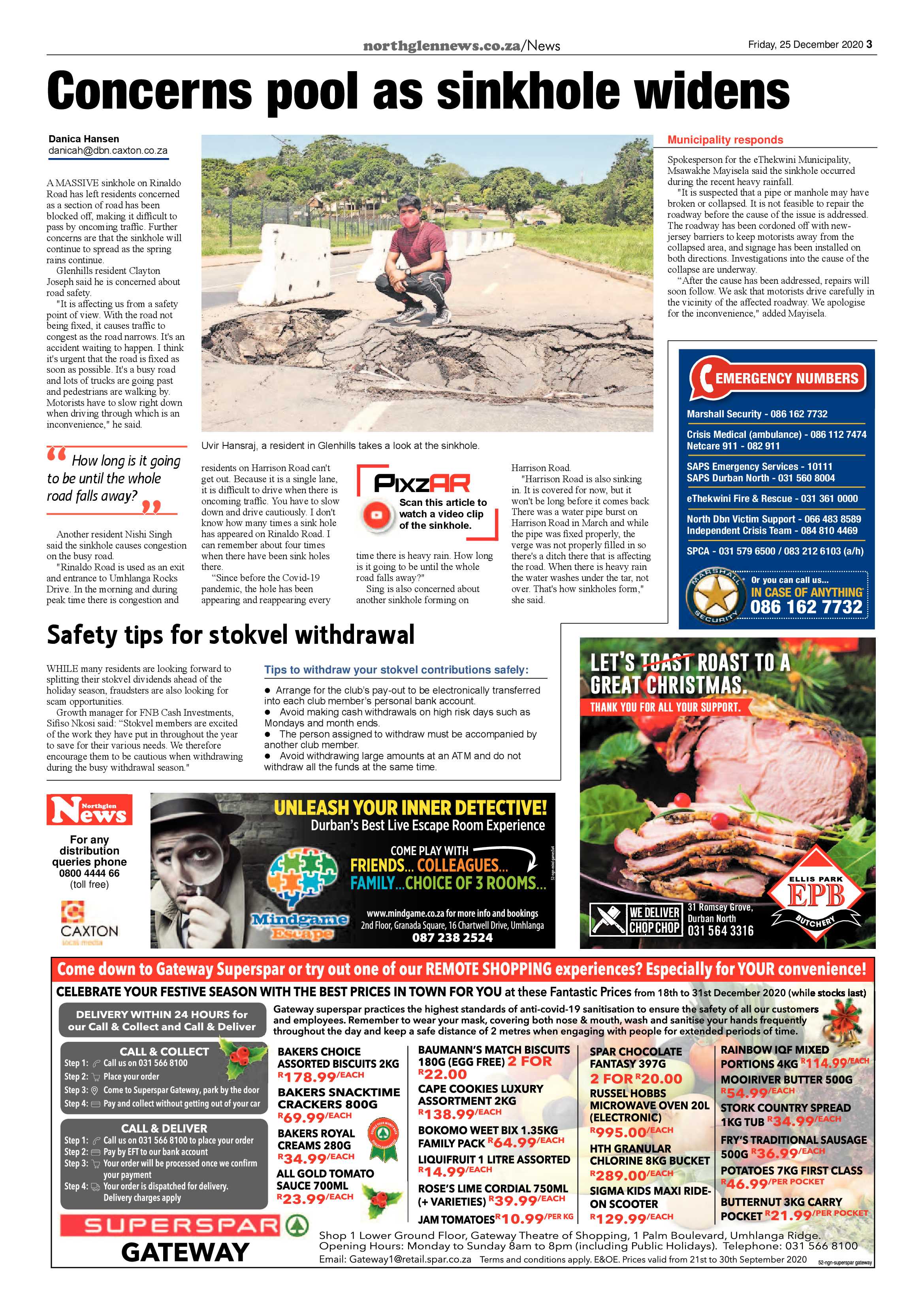 Northglen News 25 December 2020 page 3