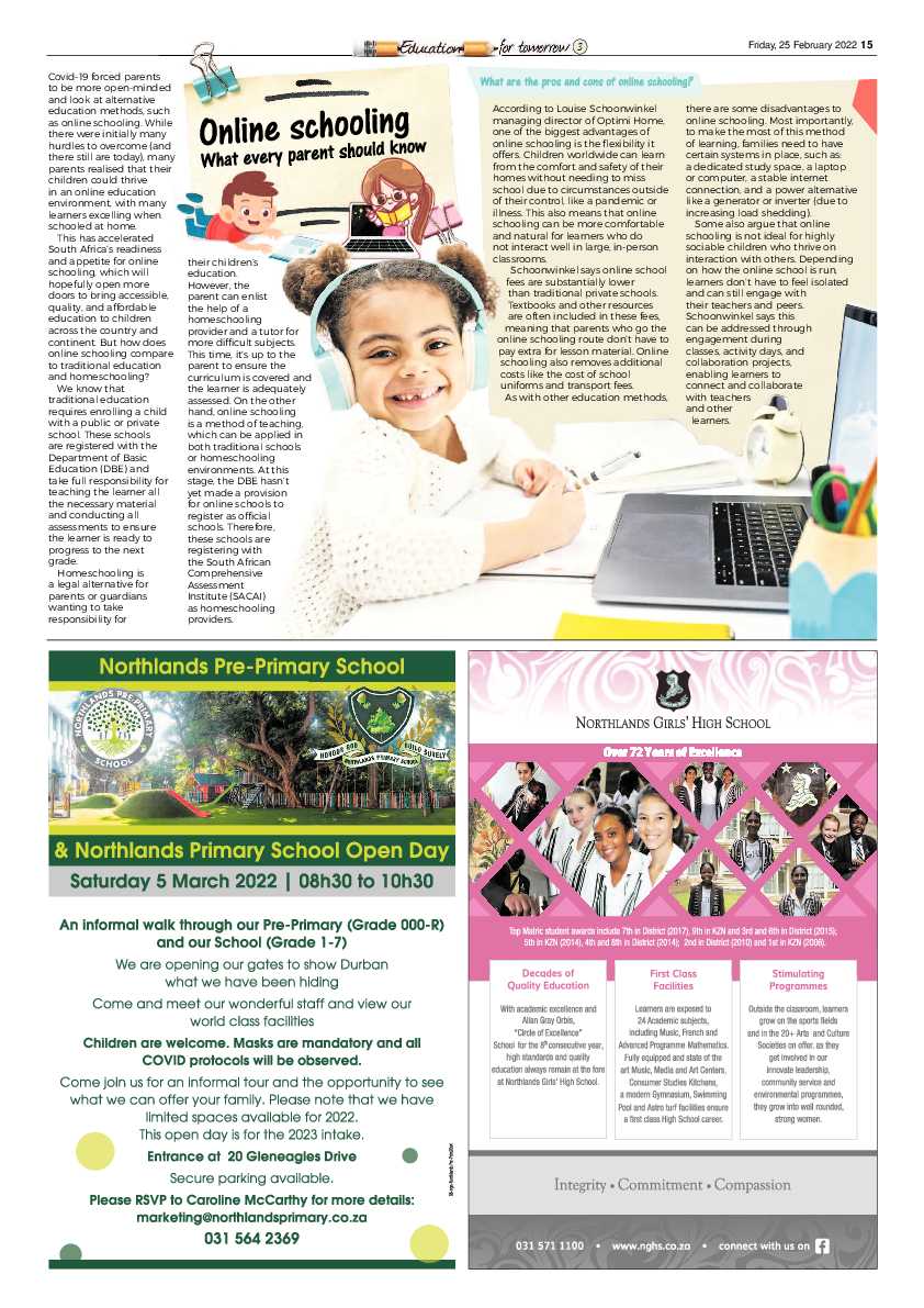 Northglen News 25 February 2022 page 15