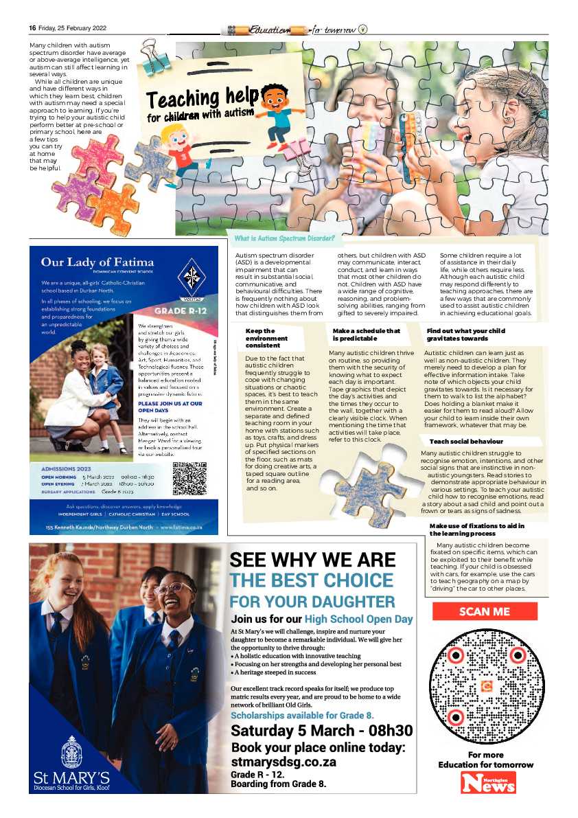 Northglen News 25 February 2022 page 16