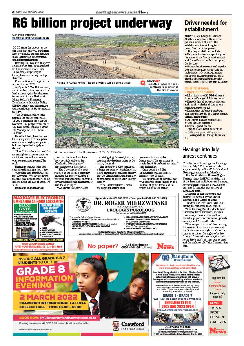 Northglen News 25 February 2022 page 2