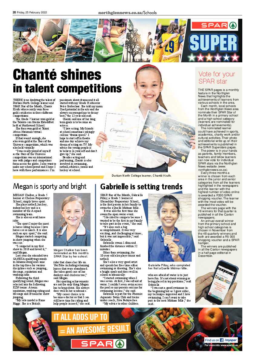 Northglen News 25 February 2022 page 20