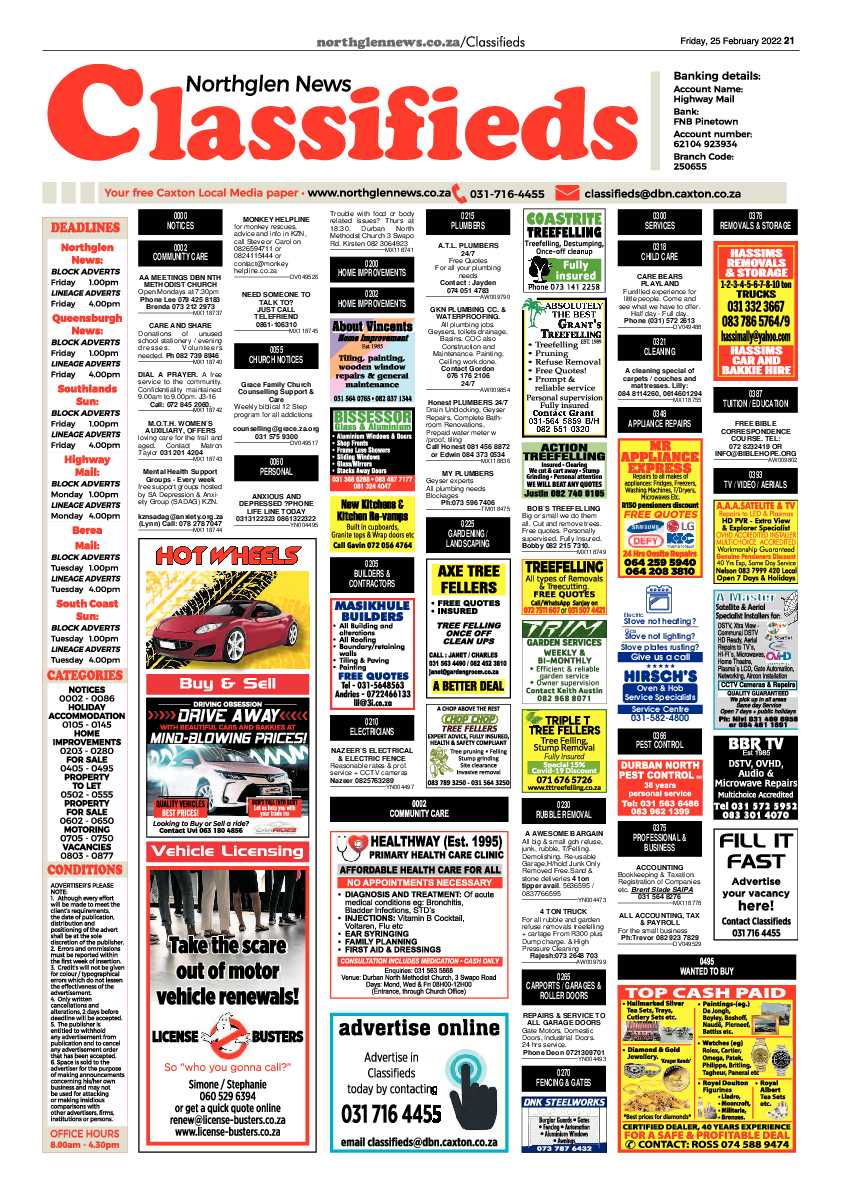 Northglen News 25 February 2022 page 21