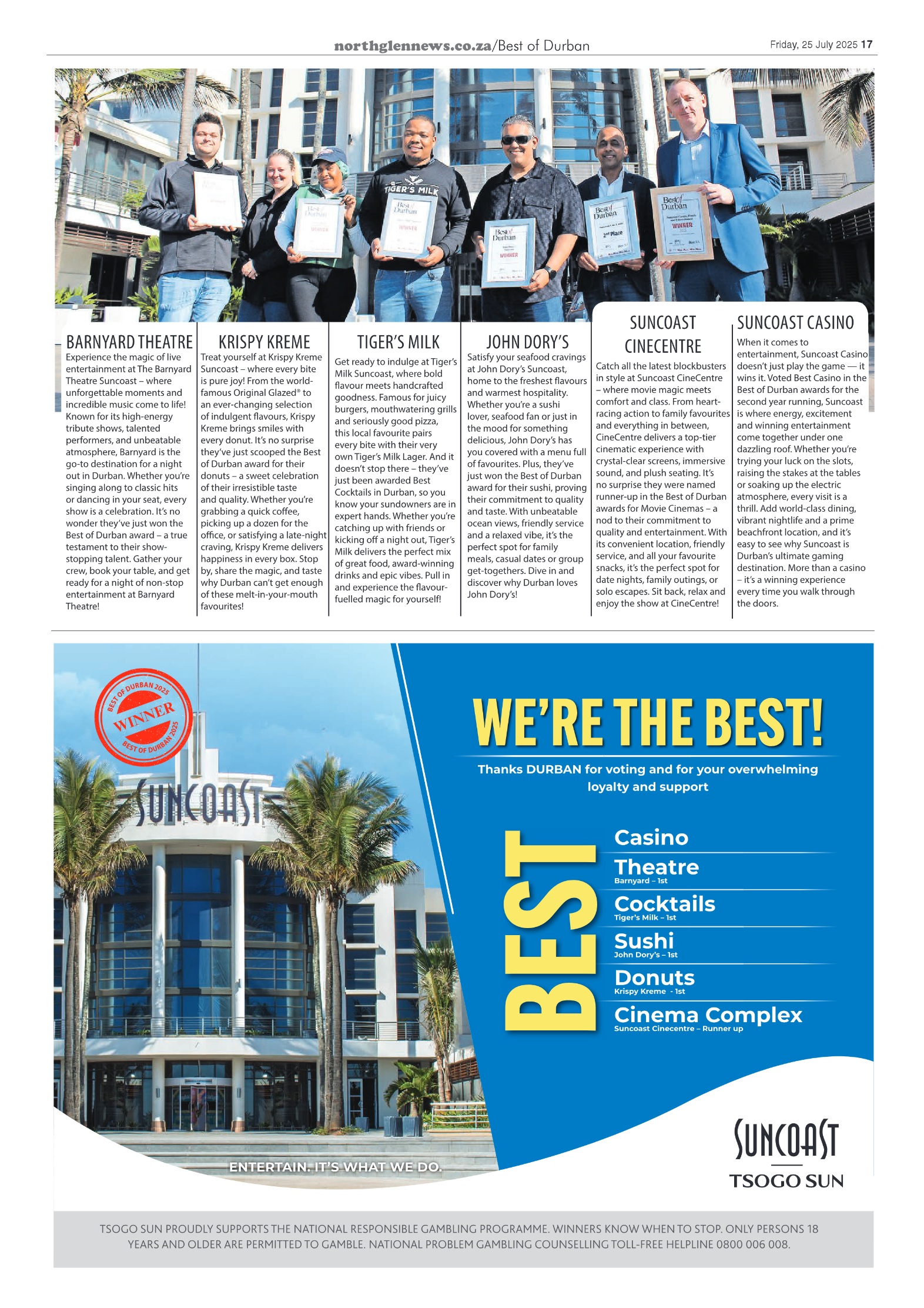 Northglen News 25 July 2025 page 17