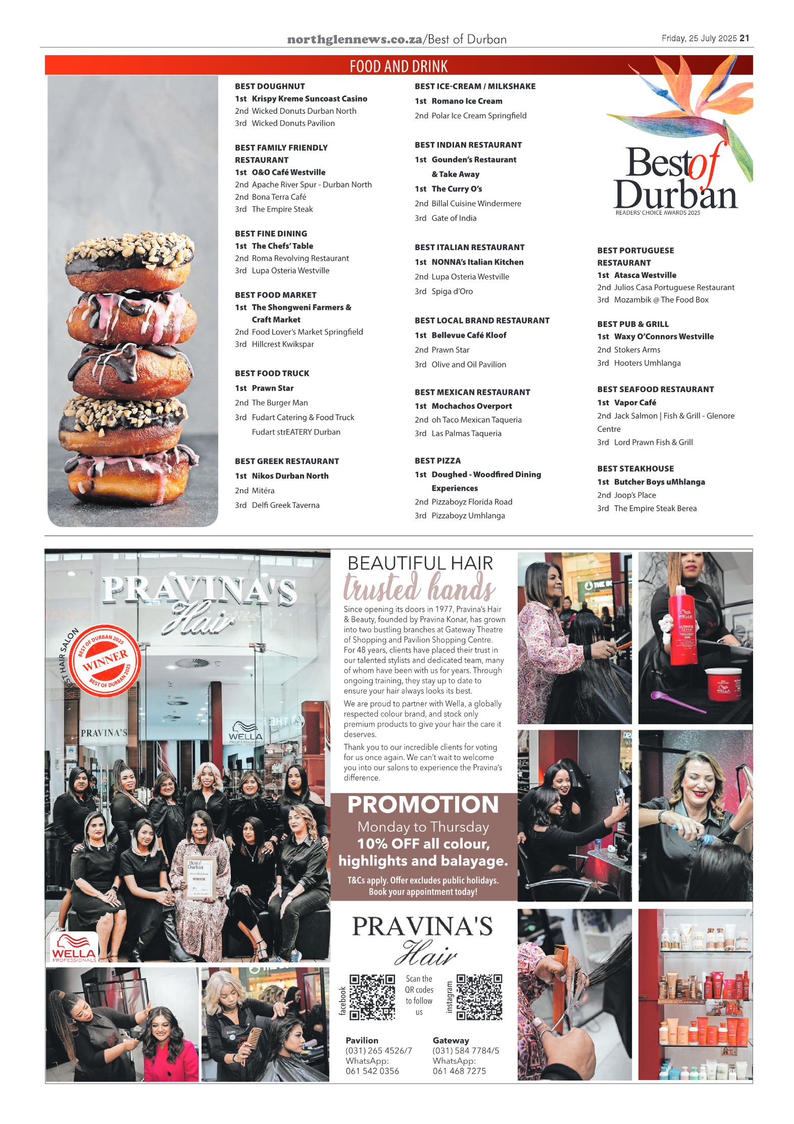 Northglen News 25 July 2025 page 21