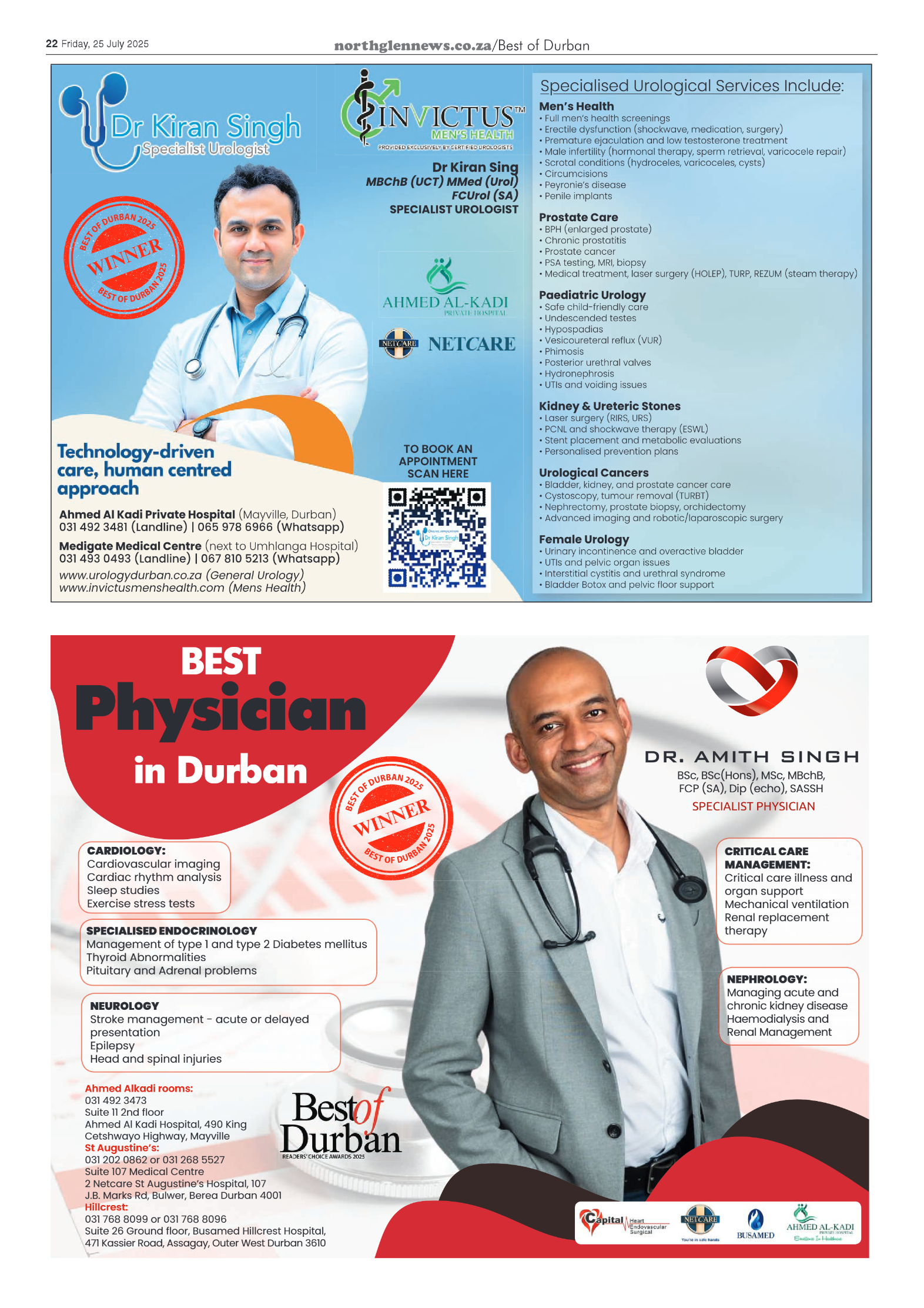 Northglen News 25 July 2025 page 22