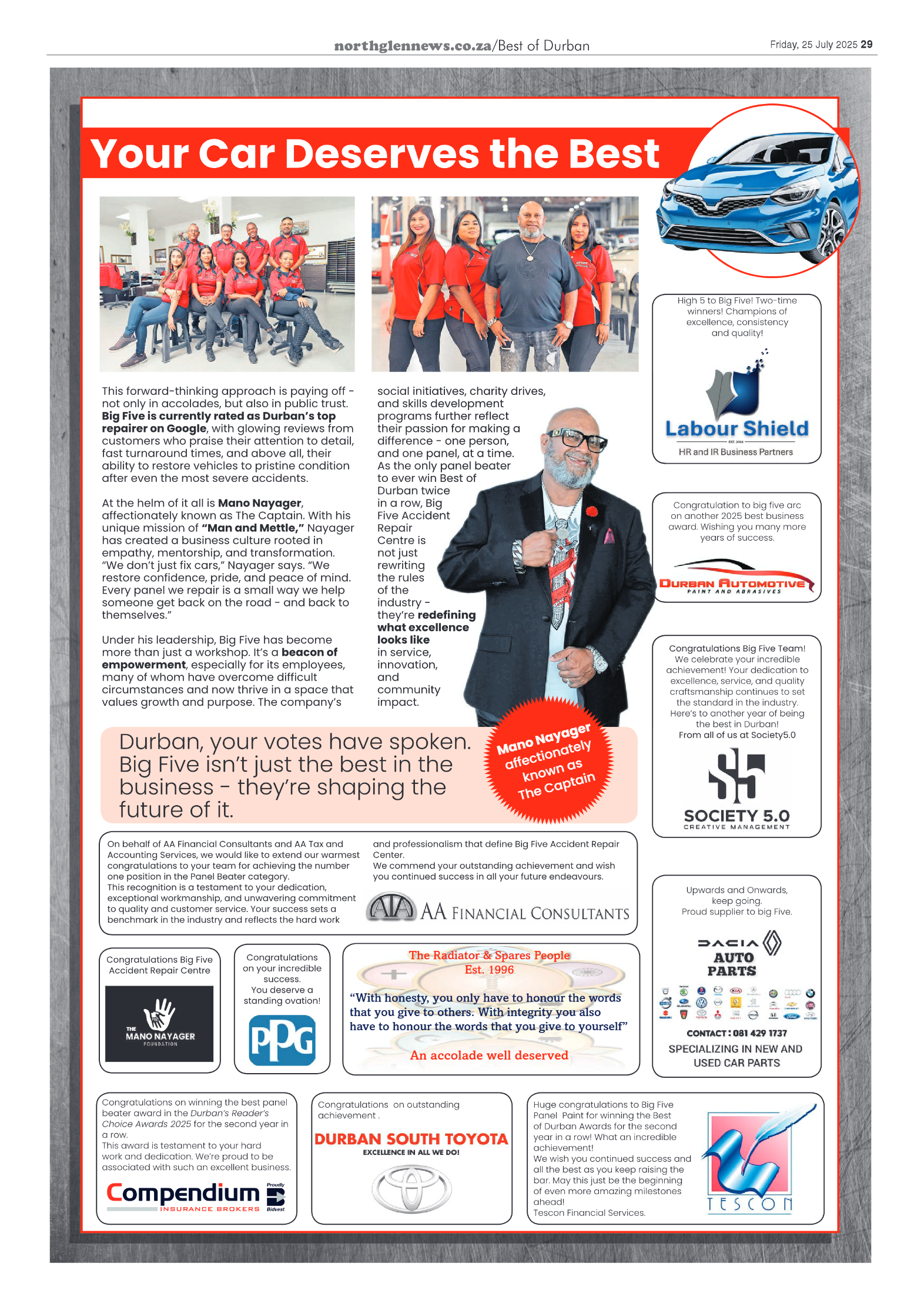 Northglen News 25 July 2025 page 29