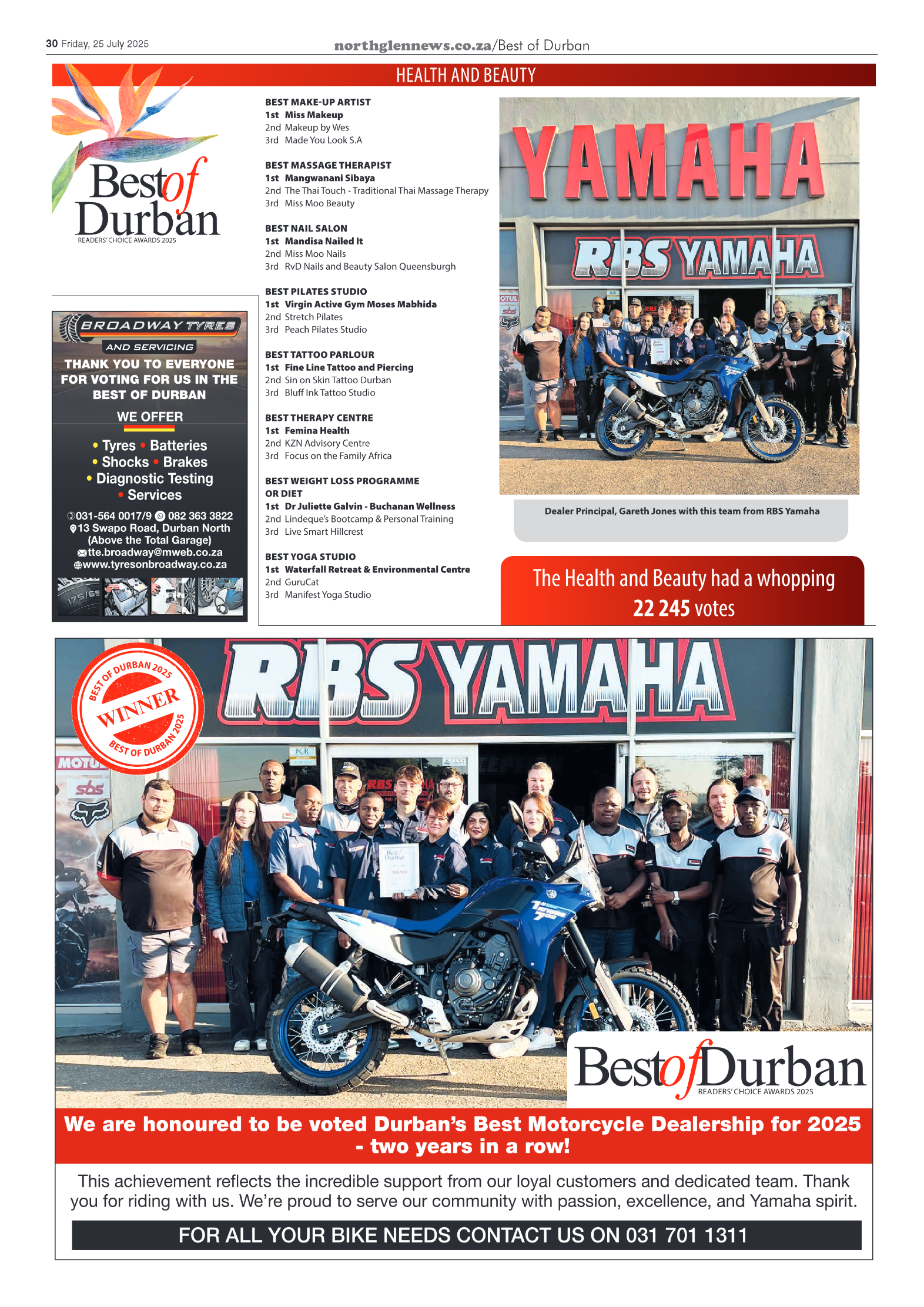 Northglen News 25 July 2025 page 30