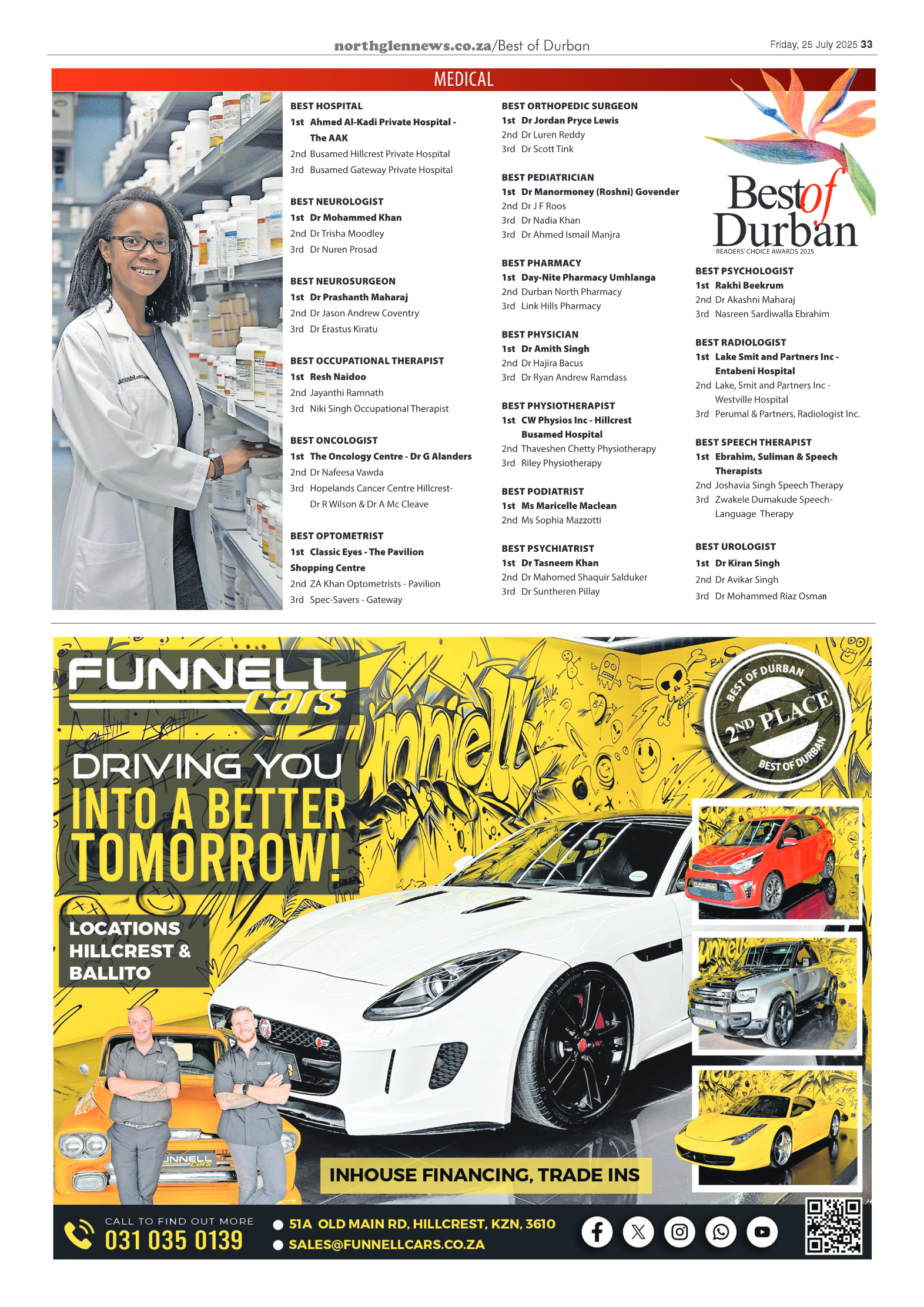 Northglen News 25 July 2025 page 33