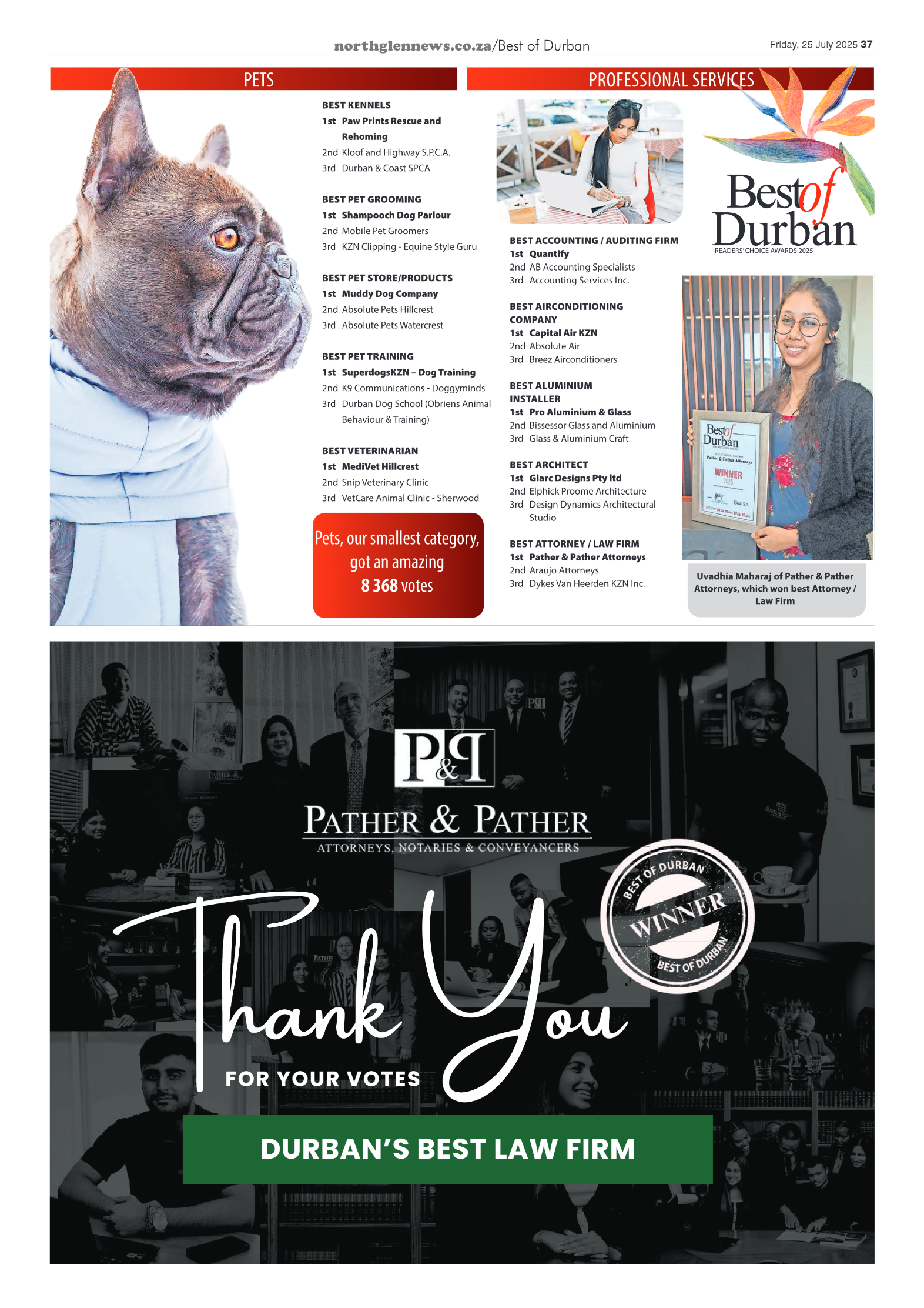 Northglen News 25 July 2025 page 37