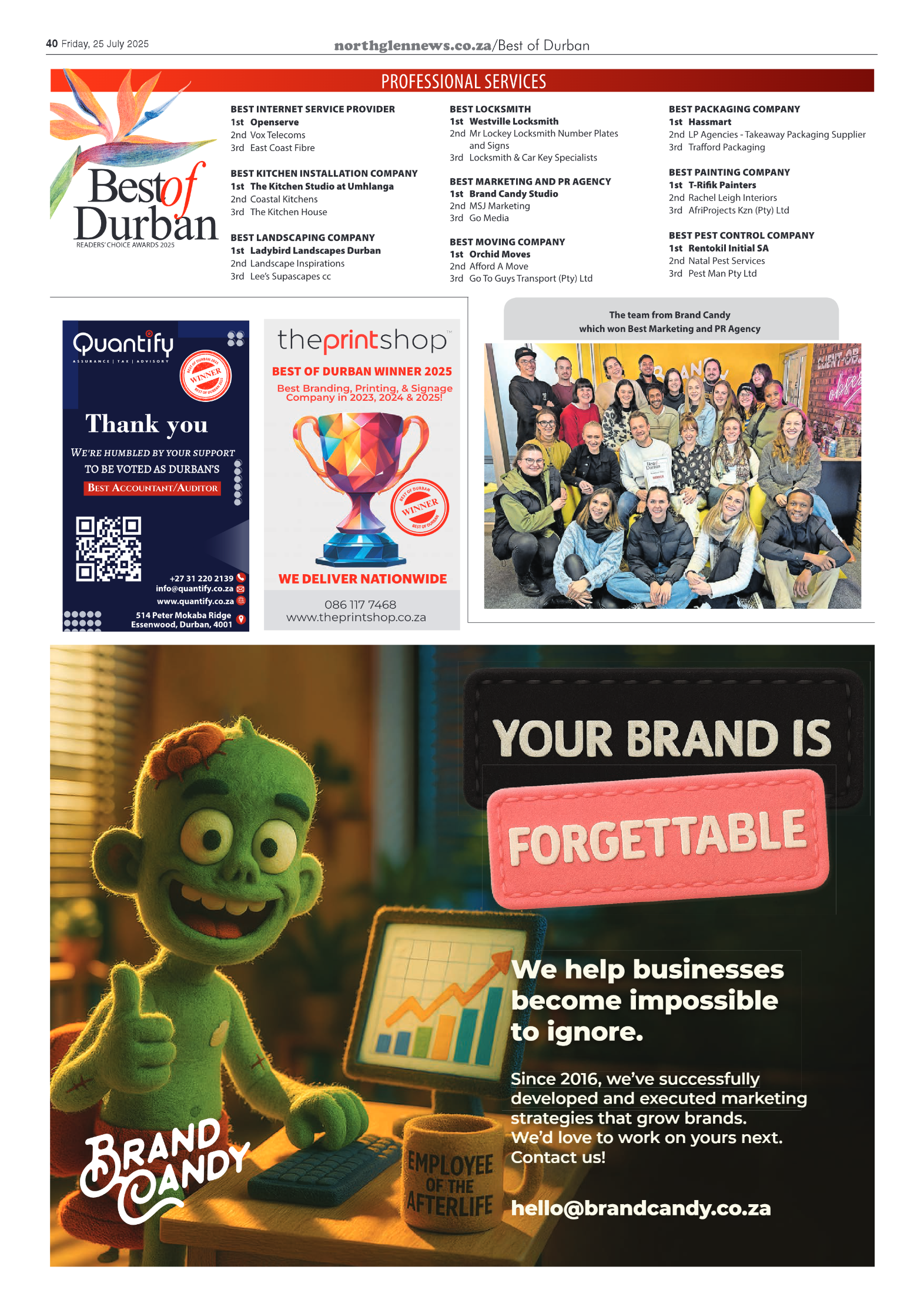 Northglen News 25 July 2025 page 40