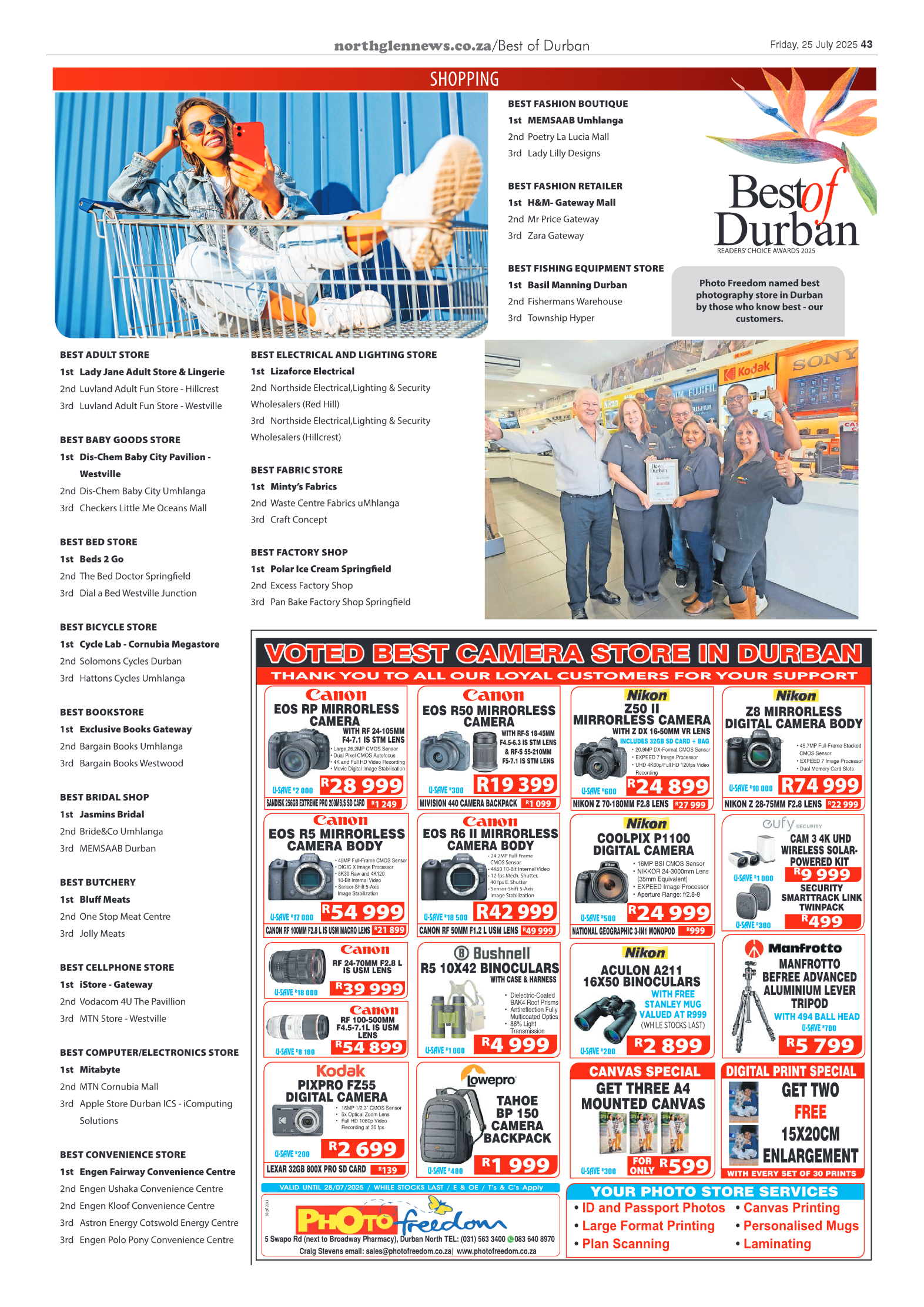 Northglen News 25 July 2025 page 43