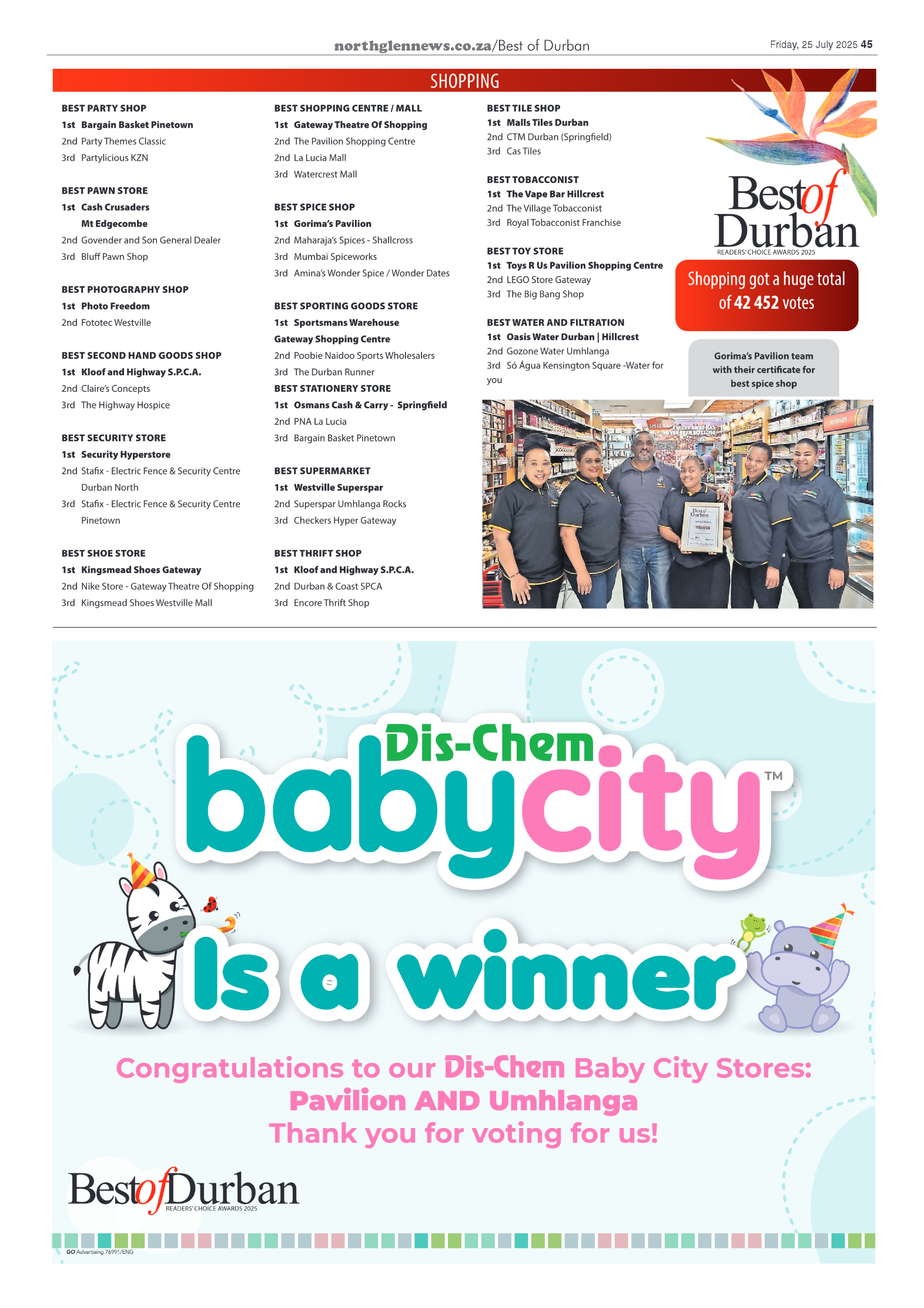 Northglen News 25 July 2025 page 45