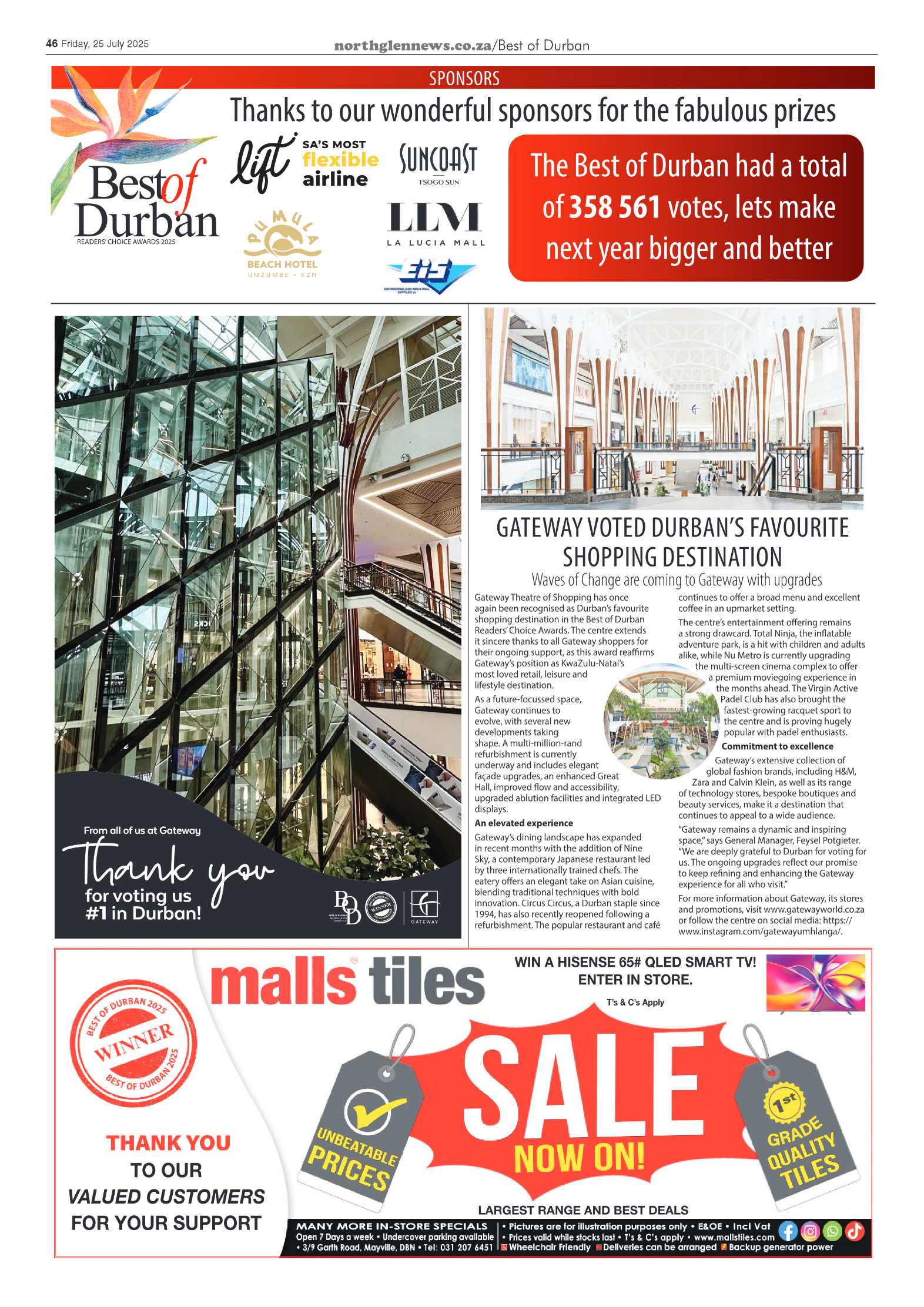 Northglen News 25 July 2025 page 46