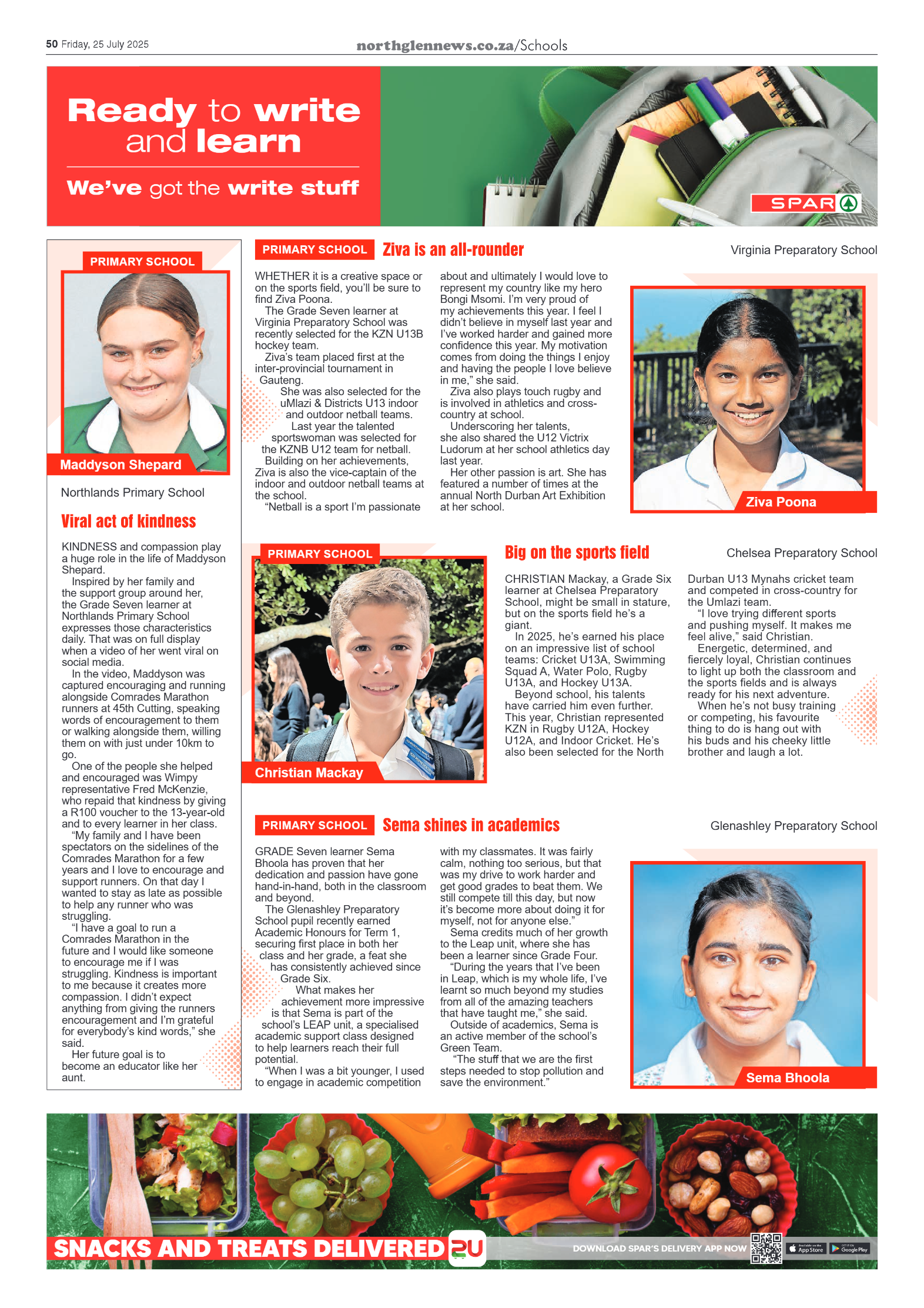 Northglen News 25 July 2025 page 50
