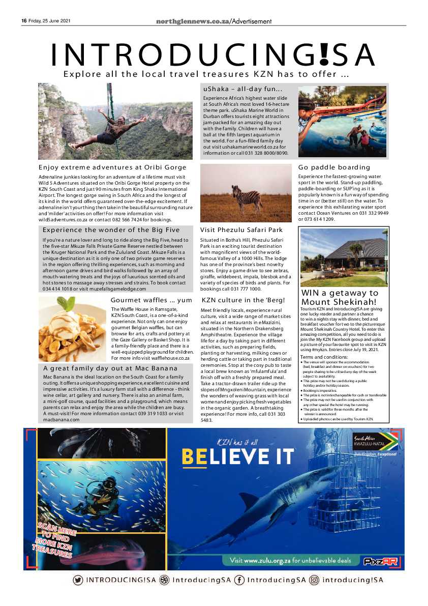 Northglen News 25 June 2021 page 16