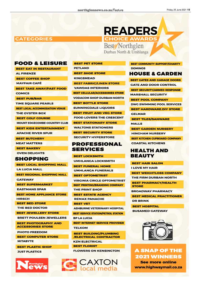 Northglen News 25 June 2021 page 19