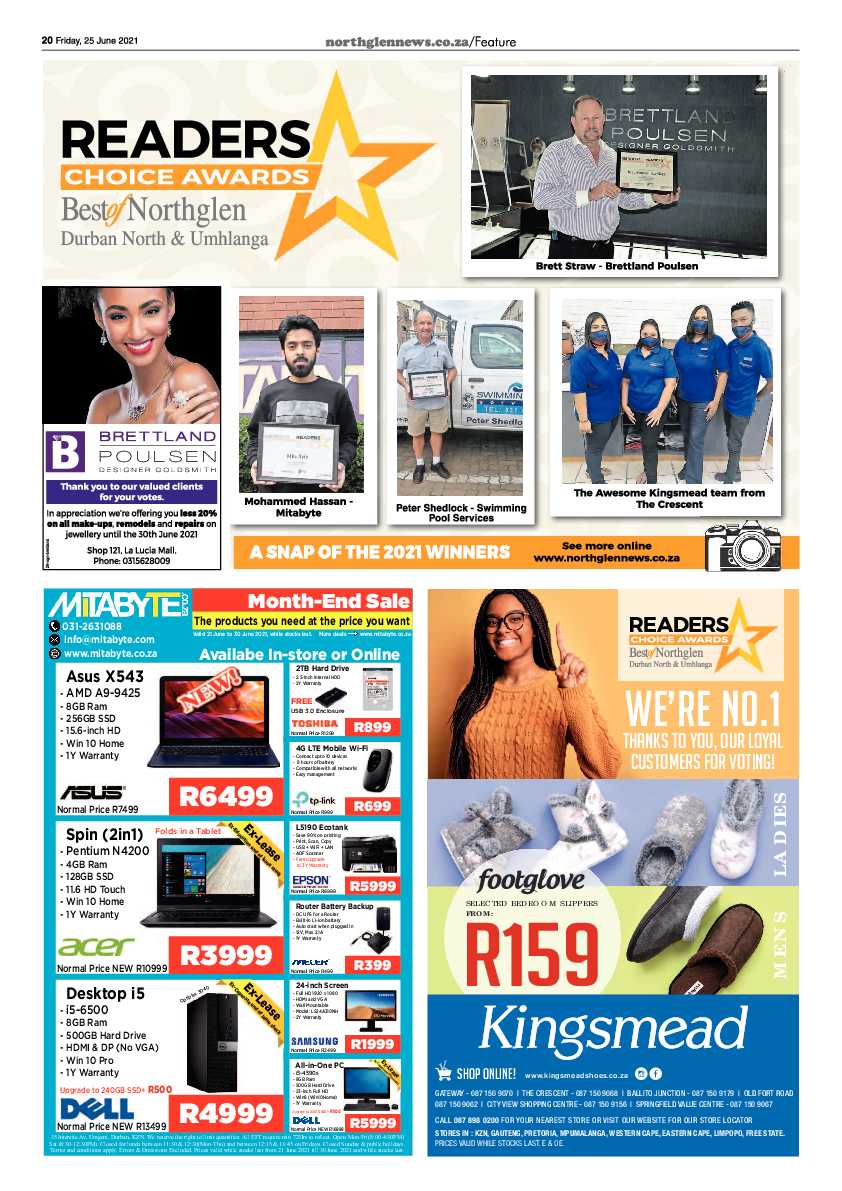 Northglen News 25 June 2021 page 20